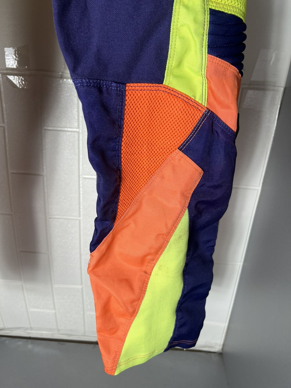 NASCAR UFO PLAST MOTORCYCLE PANTS RACING BIKE CYCLE RETRO Y2K 90s Size US 28 / EU 44 - 20 Thumbnail