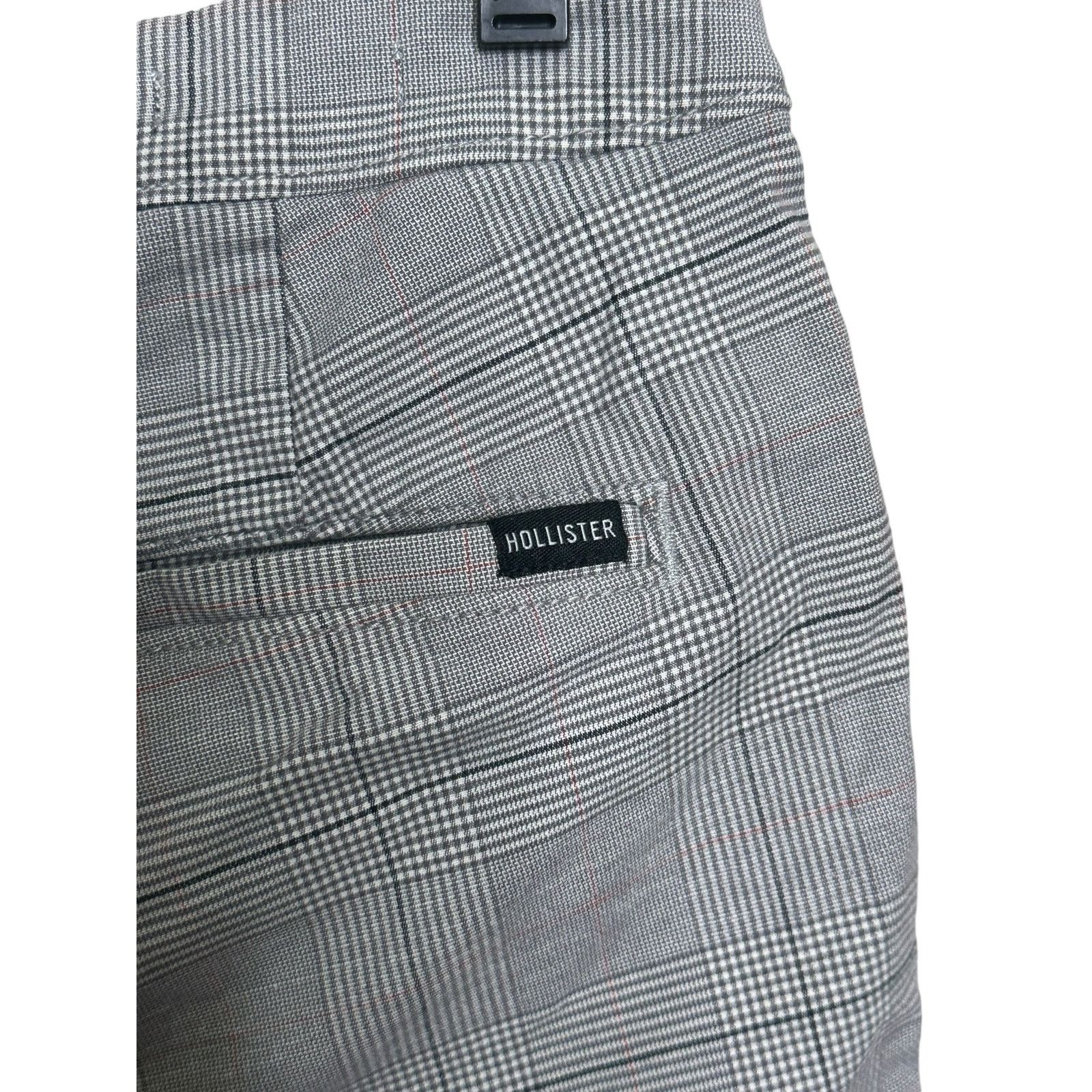 Hollister Hollister gray blue plaid crop taper chino pants size 29 Size US 29 - 7 Thumbnail