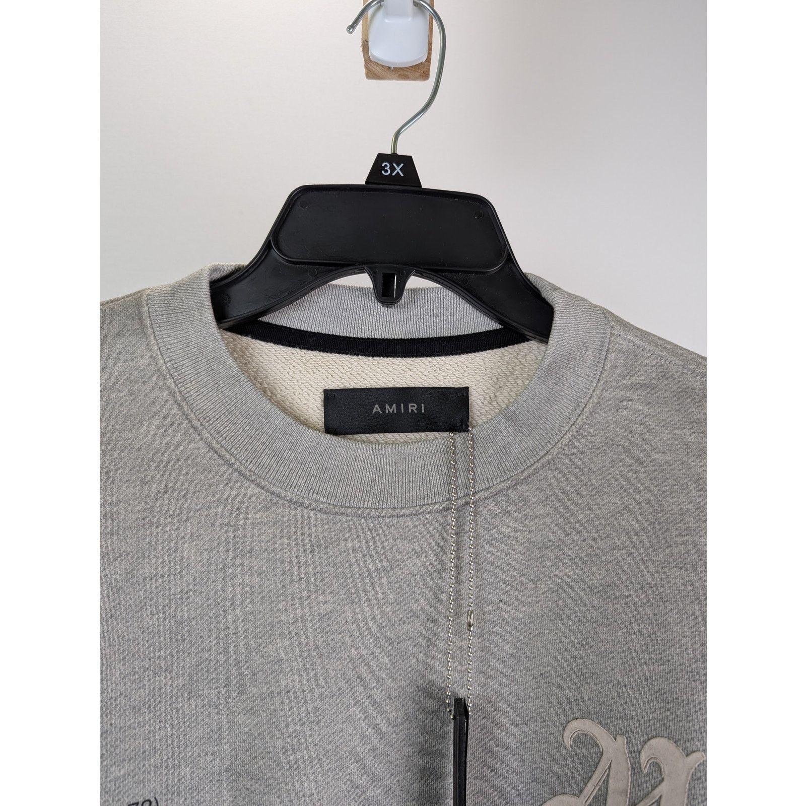 Amiri o1rshd1 Wes Lang Solar Kings Crewneck Sweatshirt in Grey Size US M / EU 48-50 / 2 - 9 Thumbnail