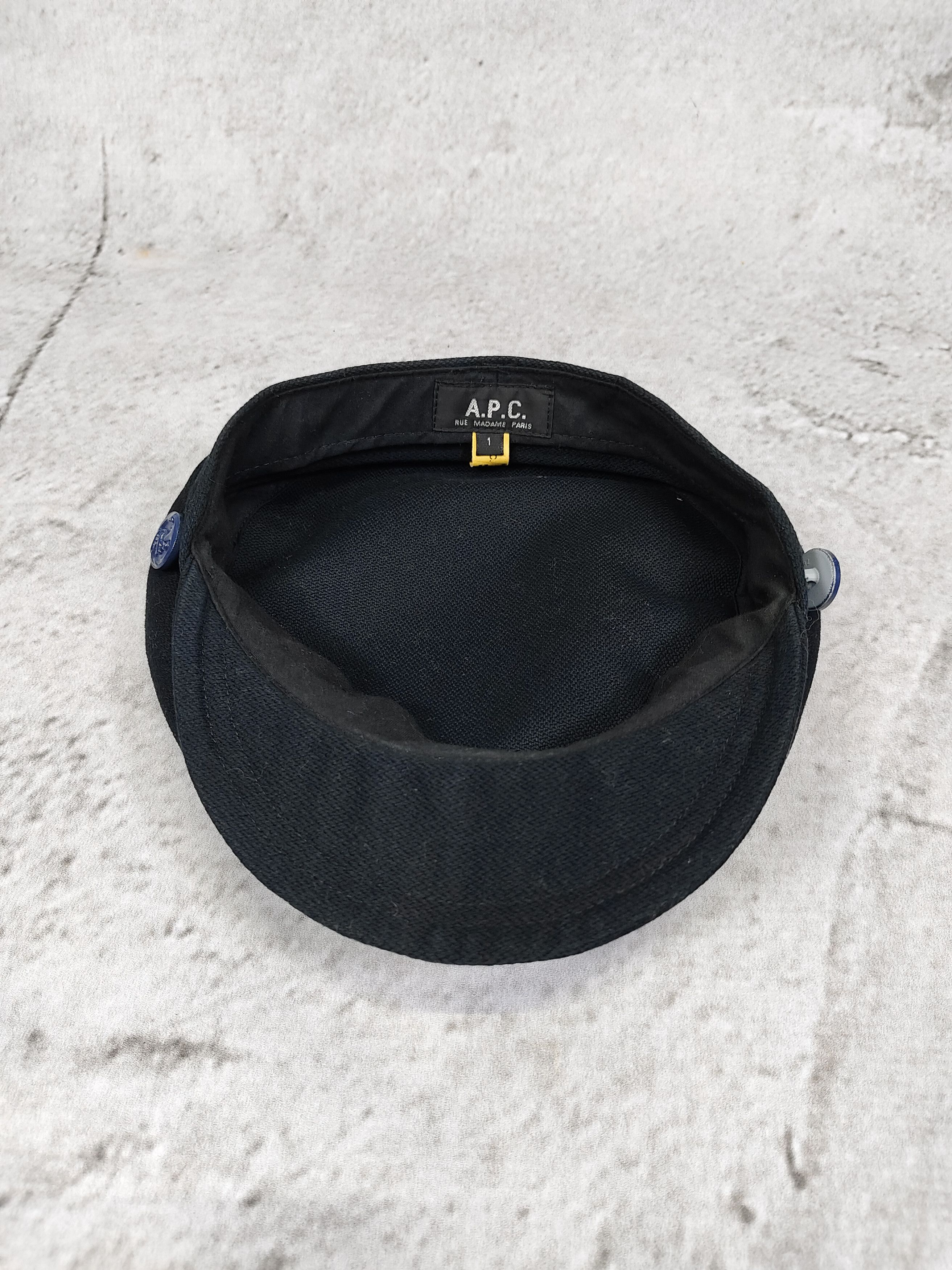 A.P.C. A.P.C- Casual Workwear Mariner Breton Navy Fisherman Cap Size ONE SIZE - 8 Thumbnail