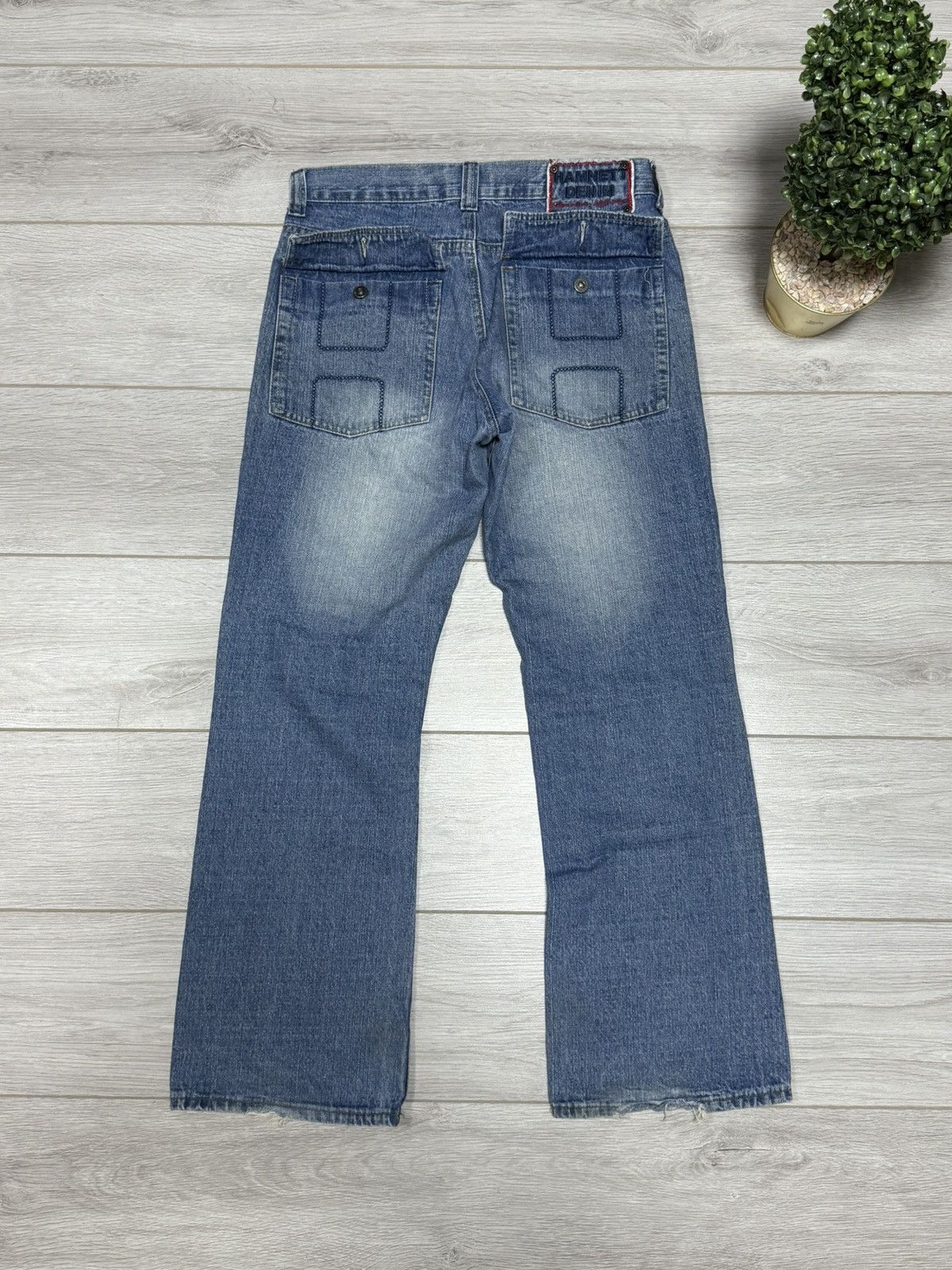 Katharine Hamnett London Katharine Hamnett big logo H flared jeans pants Size US 32 / EU 48 - 9 Thumbnail