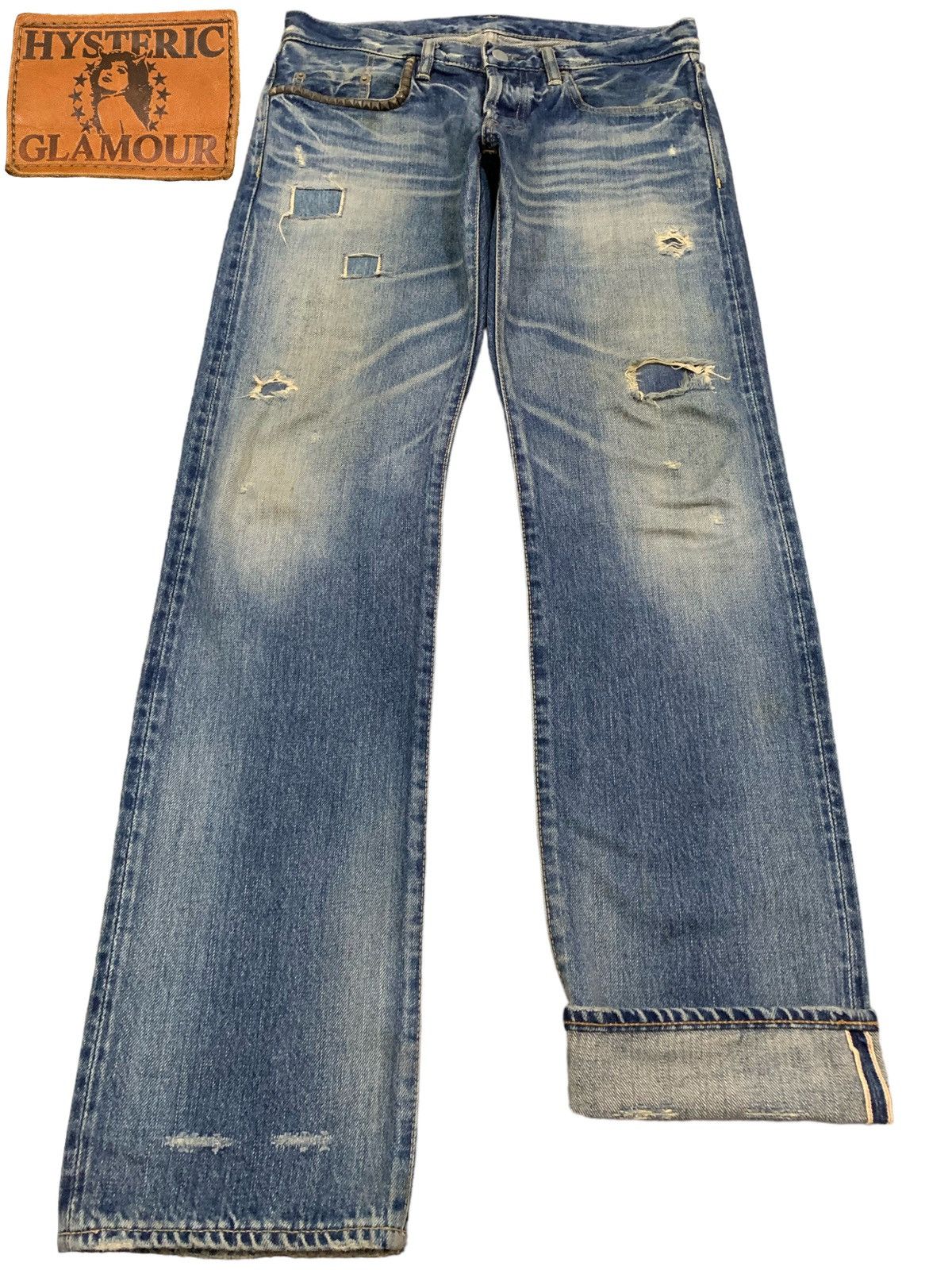Hysteric Glamour × Vintage Hysteric Glamour studded skinny jeans