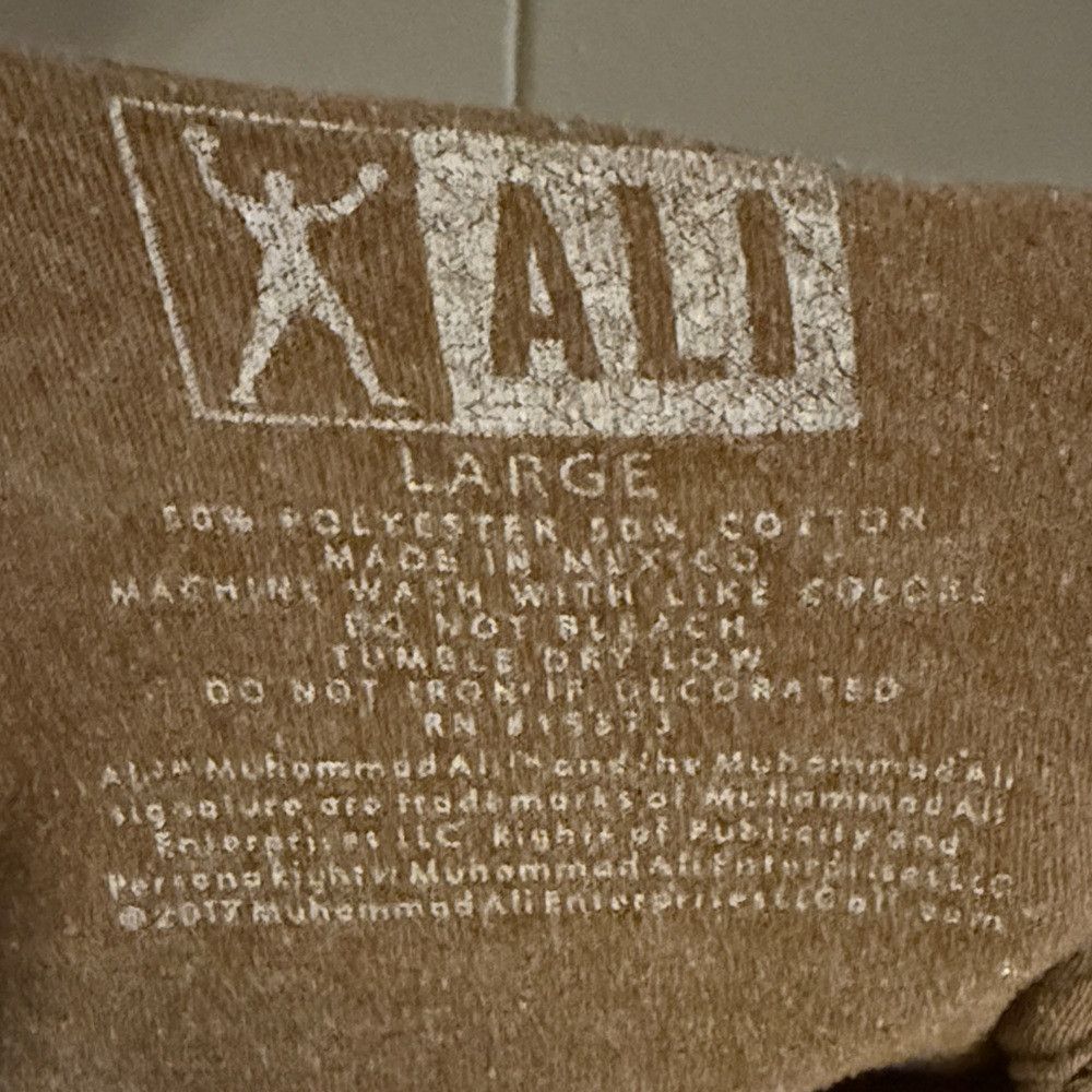 Other Z Muhammad Ali Streetwear Casual Classic Brown Graphic T-Sh Size US M / EU 48-50 / 2 - 2 Thumbnail