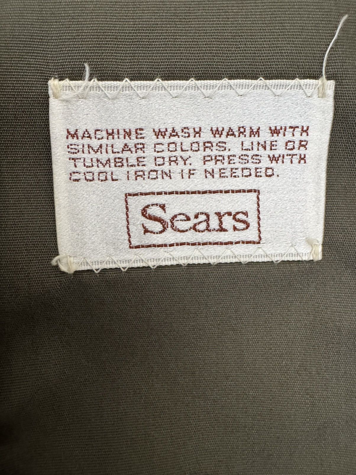 Sears Sears vintage women’s M olive tan trench coat 70’s long full Size M / US 6-8 / IT 42-44 - 4 Thumbnail