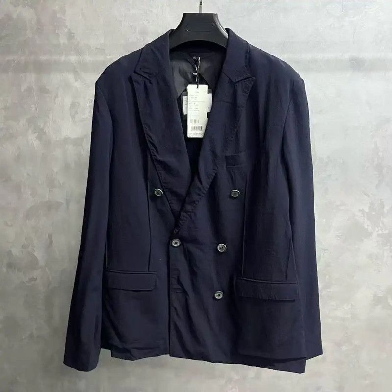 Lanvin Lanvin Blue Linen Men's Jacket 0089 Size US L / EU 52-54 / 3 - 1 Thumbnail