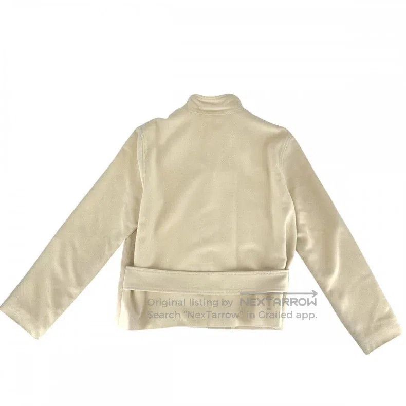 Hermes Hermes Beige Stand-Up Collar Jacket Size S / US 4 / IT 40 - 2 Thumbnail