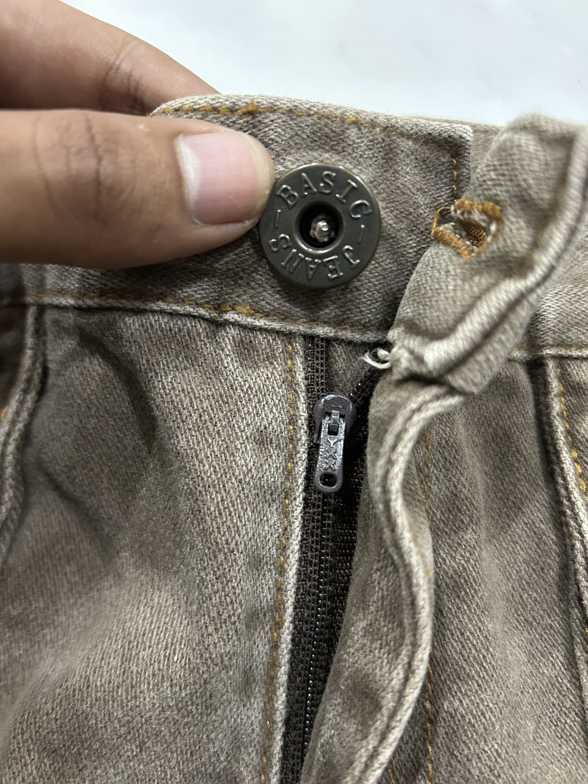 Japanese Brand Y2K Baggy Cargo KaKamer-ri Loose Style Size US 35 - 5 Thumbnail