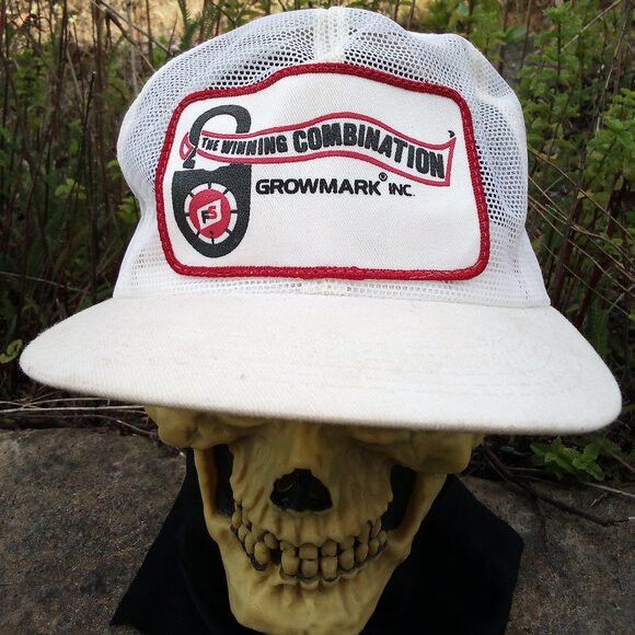 Vintage Vintage K Products Winning Combination Growmark Trucker Hat Size ONE SIZE - 3 Thumbnail