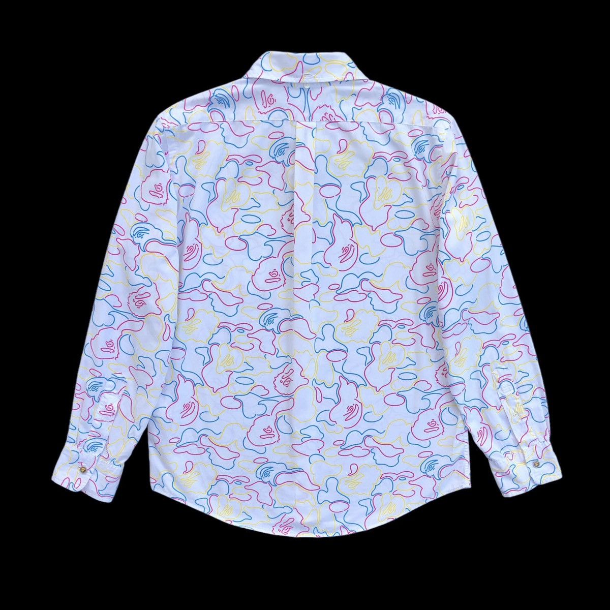Bape Neon Camo Button Up Shirt Size US S / EU 44-46 / 1 - 5 Thumbnail