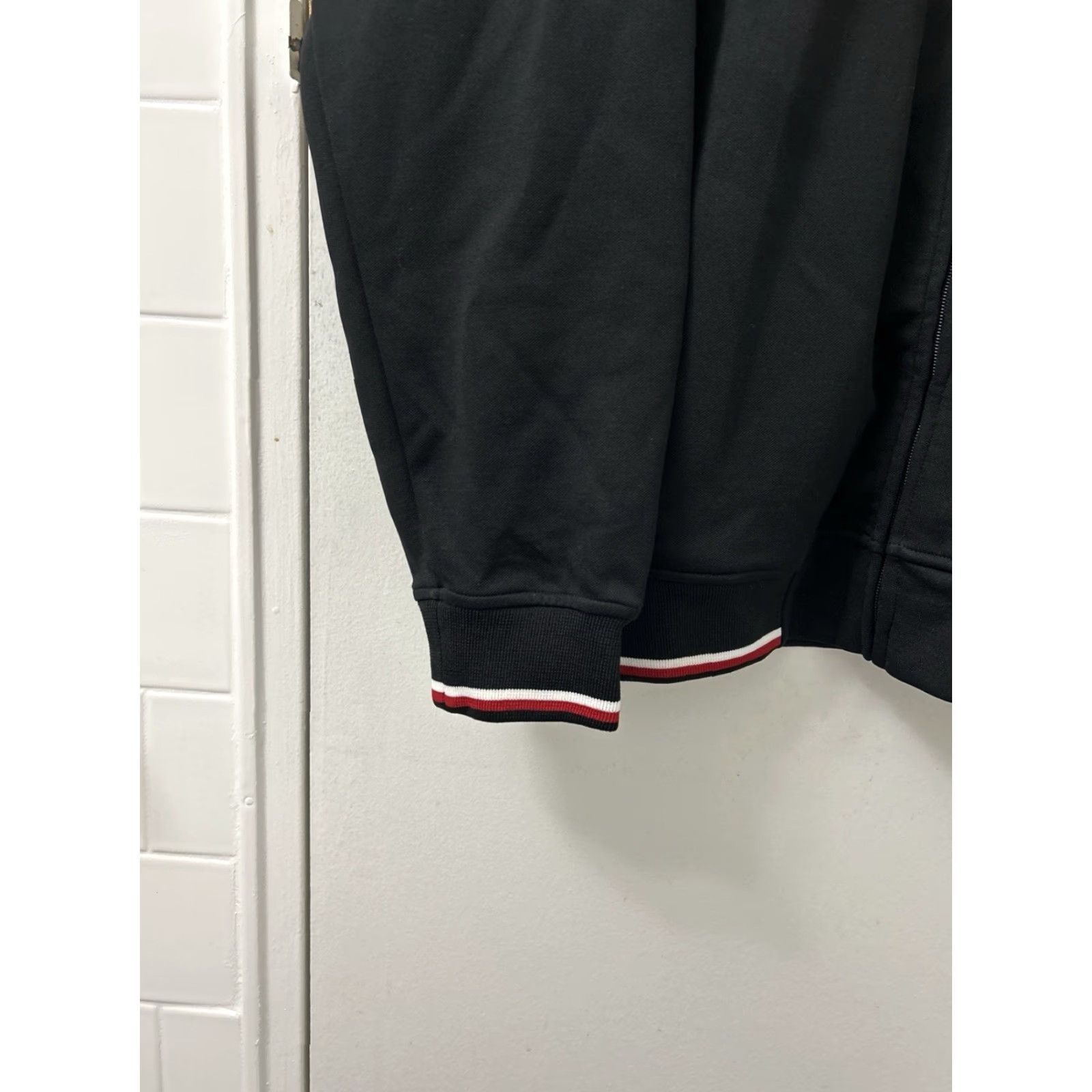 Ecko Unltd. Ecko Unltd Track Jacket Mens XL Black Red Full Zip Logo L/S Size US XL / EU 56 / 4 - 6 Thumbnail