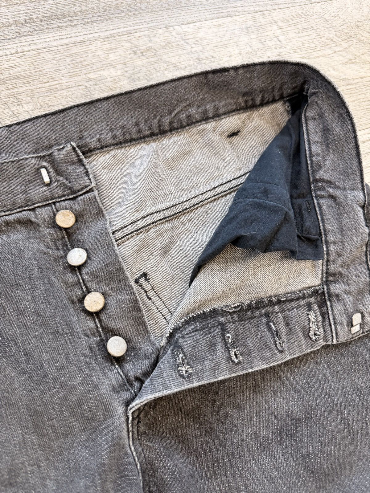 Balmain Decarnin era Washed Black Denim Size US 36 / EU 52 - 3 Thumbnail