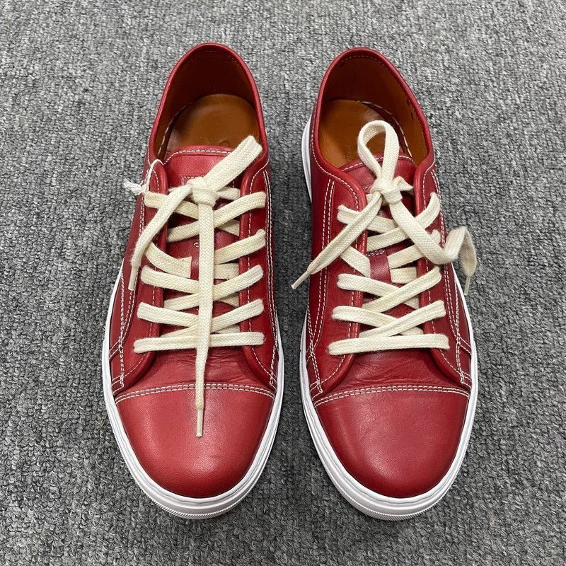 Gucci Gucci Stylish Leather Sneakers for Men - Size US 8.5 / EU 41-42 - 2 Thumbnail