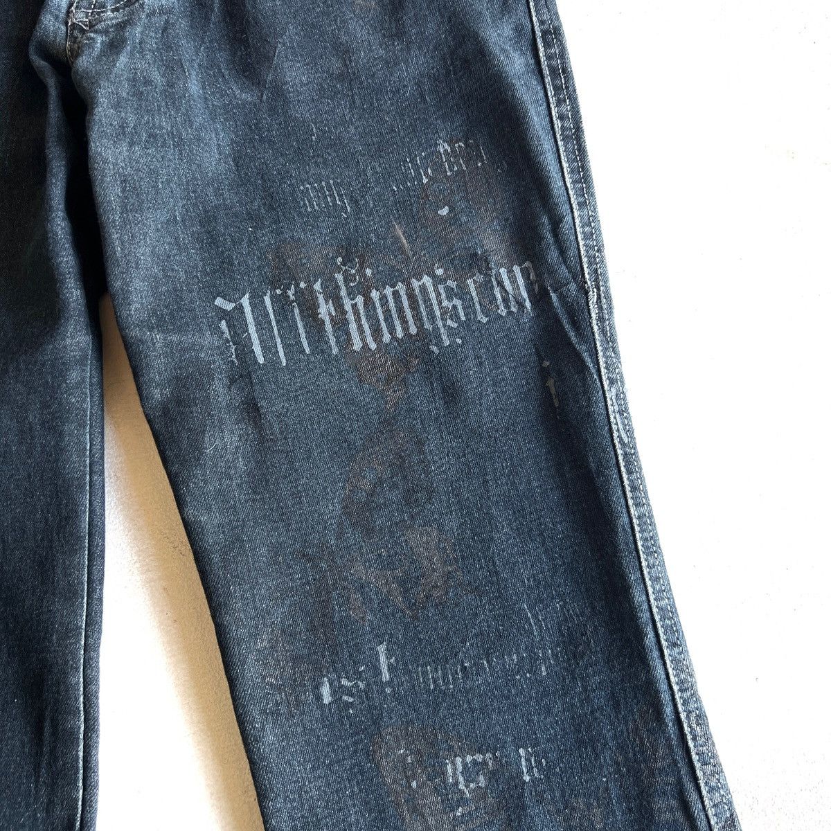 If Six Was Nine h.naoto Blood low-waist flared jeans Size US 30 / EU 46 - 5 Thumbnail