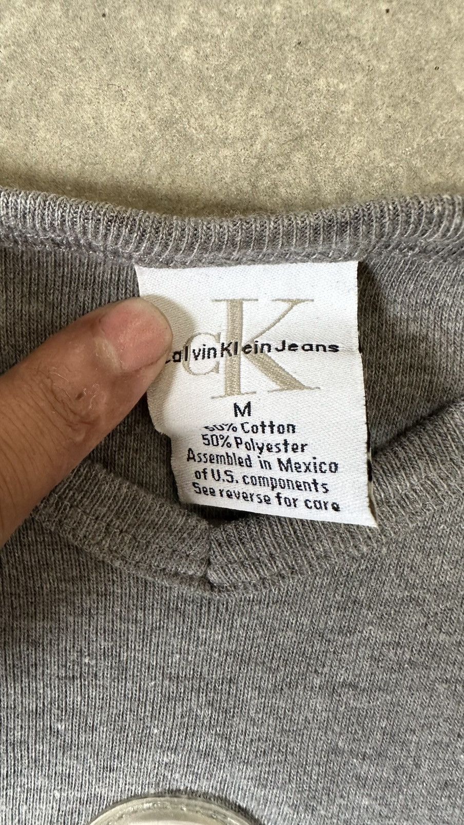 Calvin Klein VINTAGE CK CALVIN KLEIN TEE Size US S / EU 44-46 / 1 - 4 Thumbnail