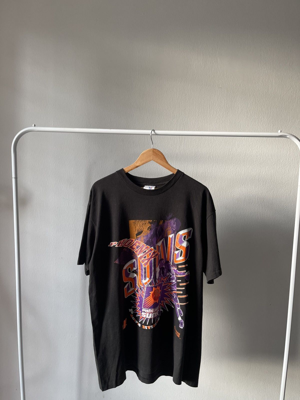 NBA × Vintage 90s Phoenix Sun Nba Tee Size US XL / EU 56 / 4 - 4 Thumbnail