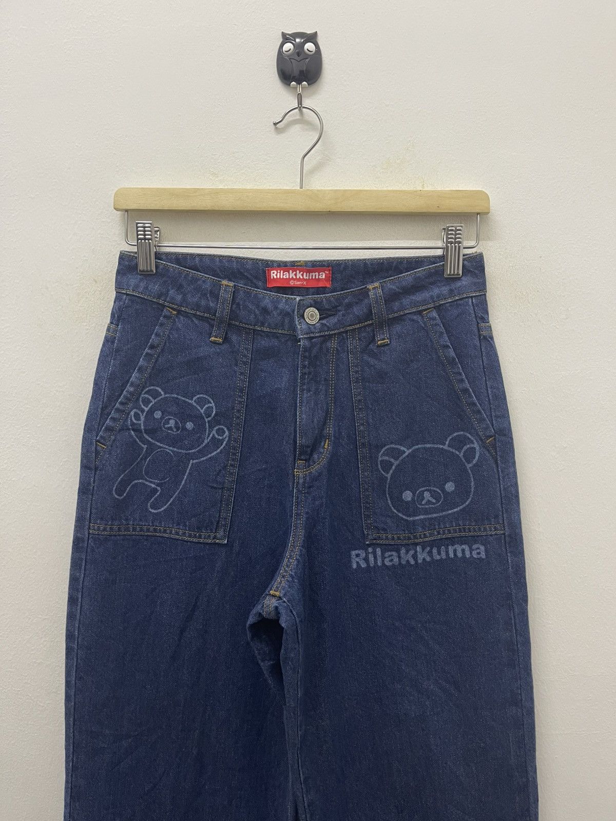 Anime Rare Vintage RILAKKUMA SAN-X Jeans Size US 27 - 2 Thumbnail