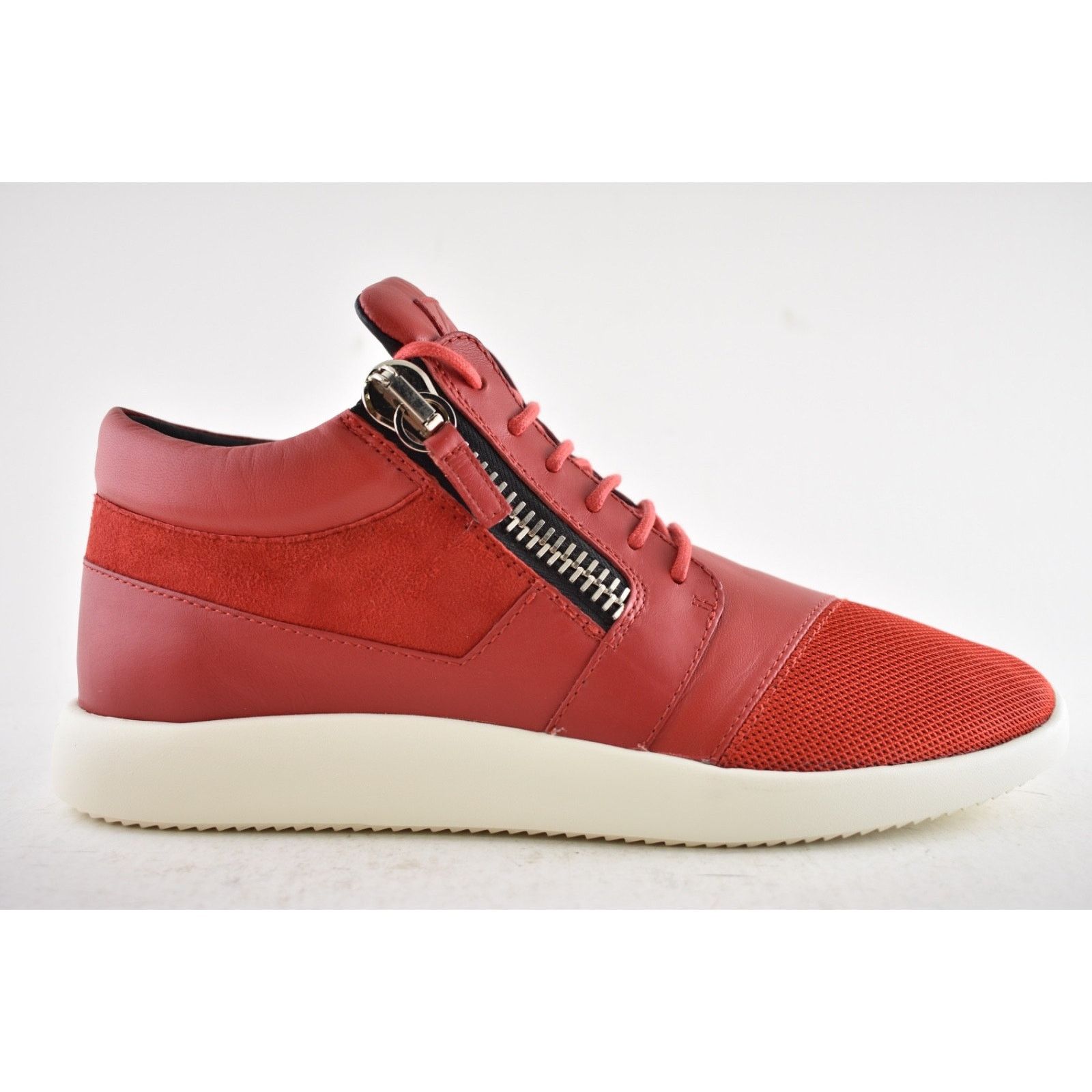 Giuseppe Zanotti Giuseppe Zanotti Megatron Red Low Top Sneaker 43 10 Size US 10 / EU 43 - 2 Thumbnail