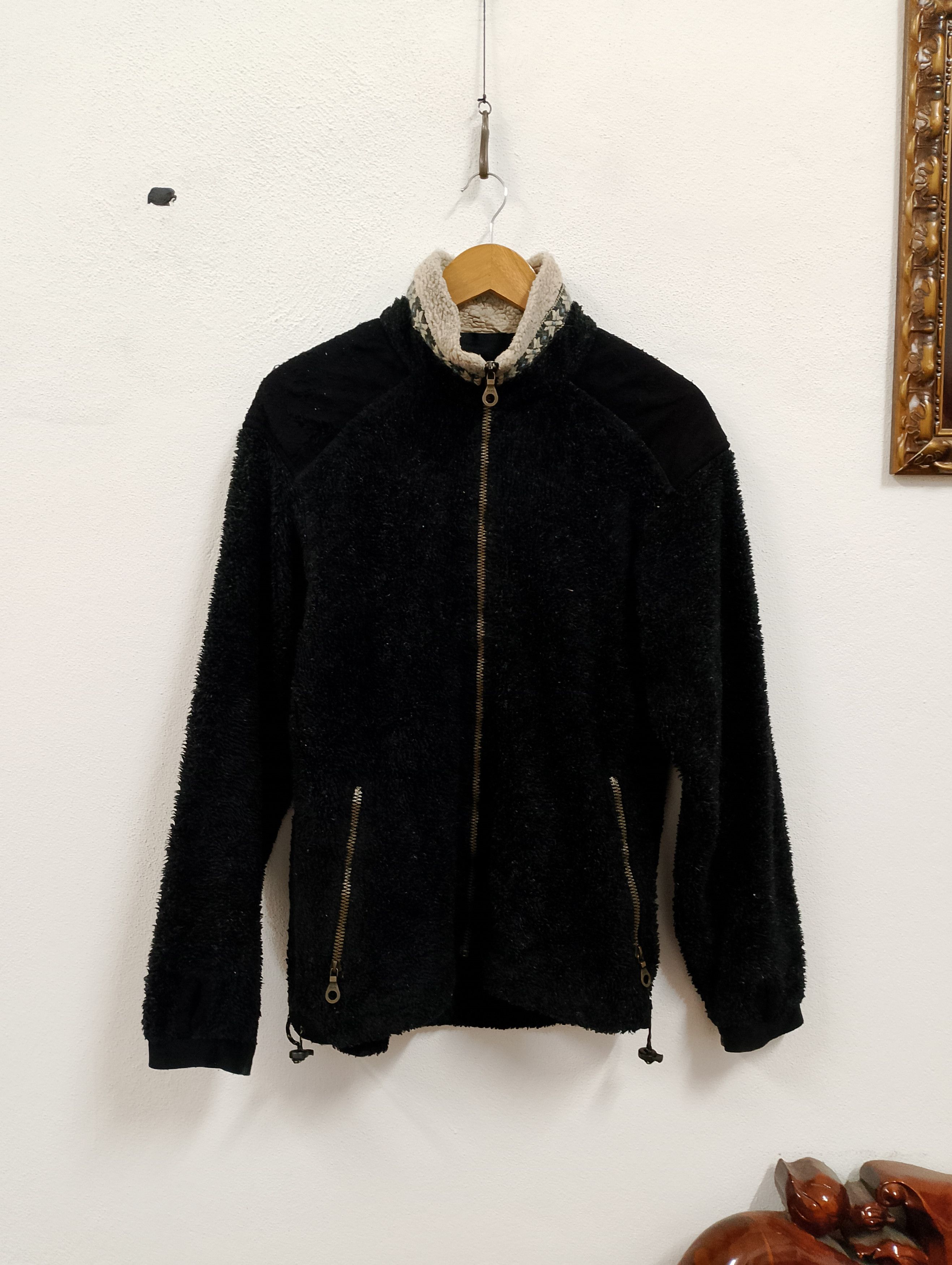 Japanese Brand Vintage 90s Älf Sherpa Fleece Jacket Size US S / EU 44-46 / 1 - 1 Thumbnail