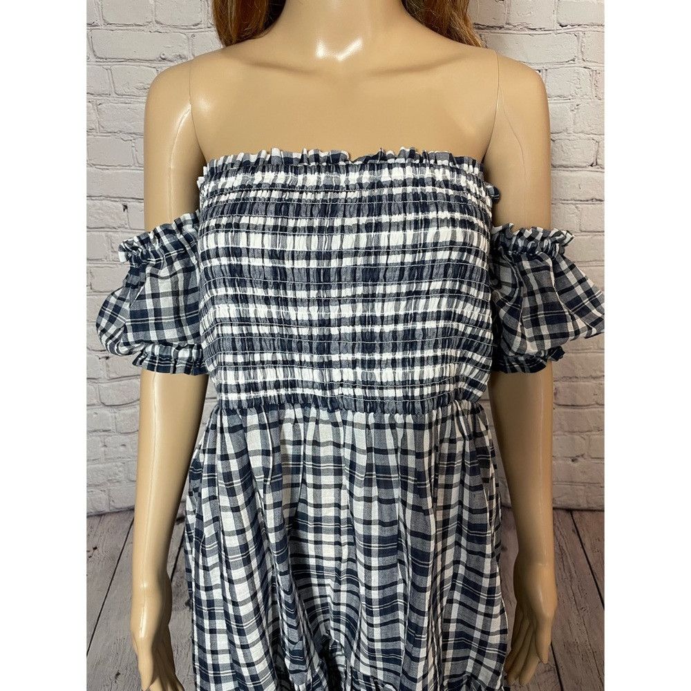 Tommy Hilfiger NWT New $119 Tommy Hilfiger Smocked Off Shoulder Puff Sleev Size XL / US 12-14 / IT 48-50 - 3 Thumbnail