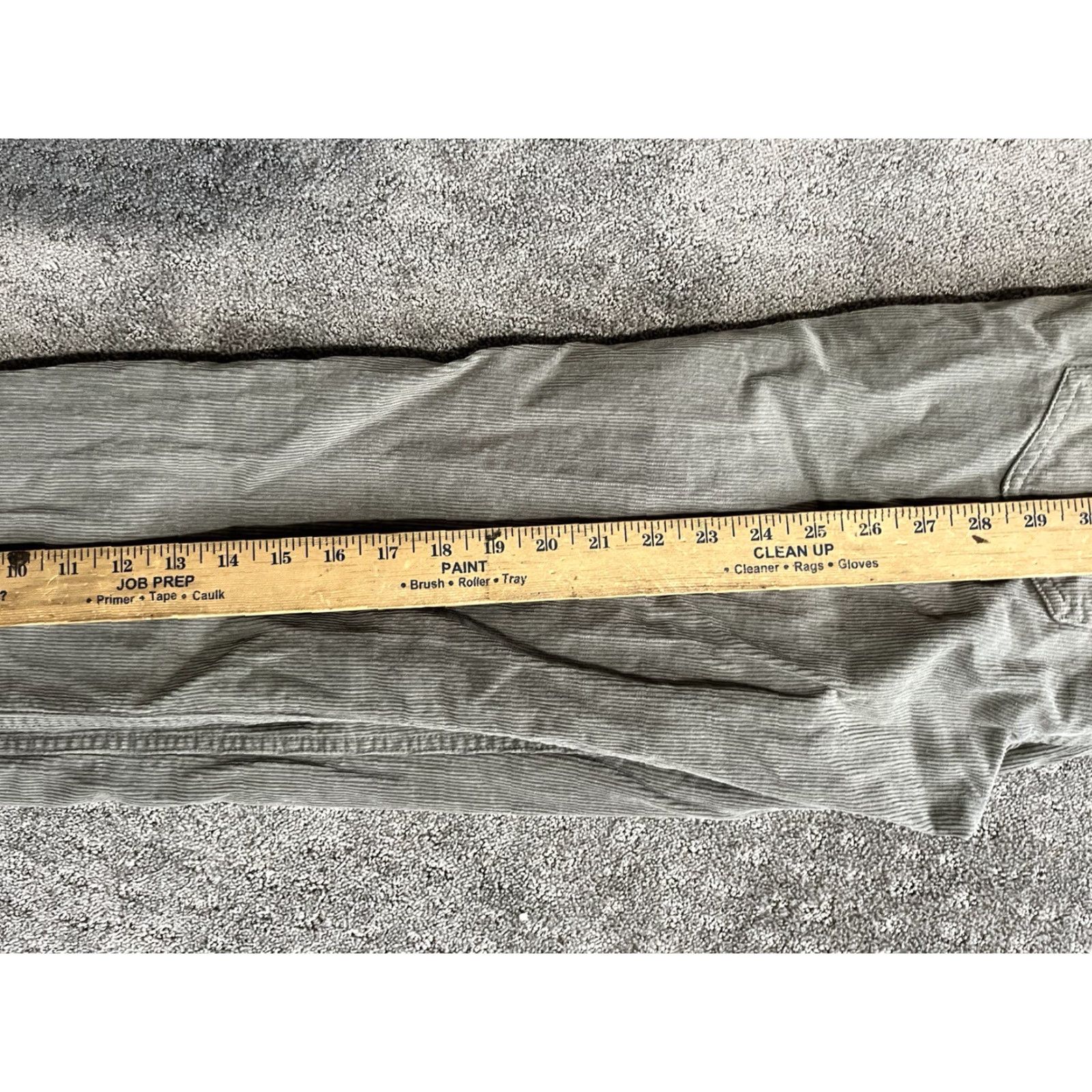 Polo Ralph Lauren Polo Ralph Lauren Pants Women's 20 Gray Corduroy Chinos Flat Front Bootcut 29 in Regular Logo Corduroy Casual Workwear Womens Size 42" / US 20 - 7 Thumbnail