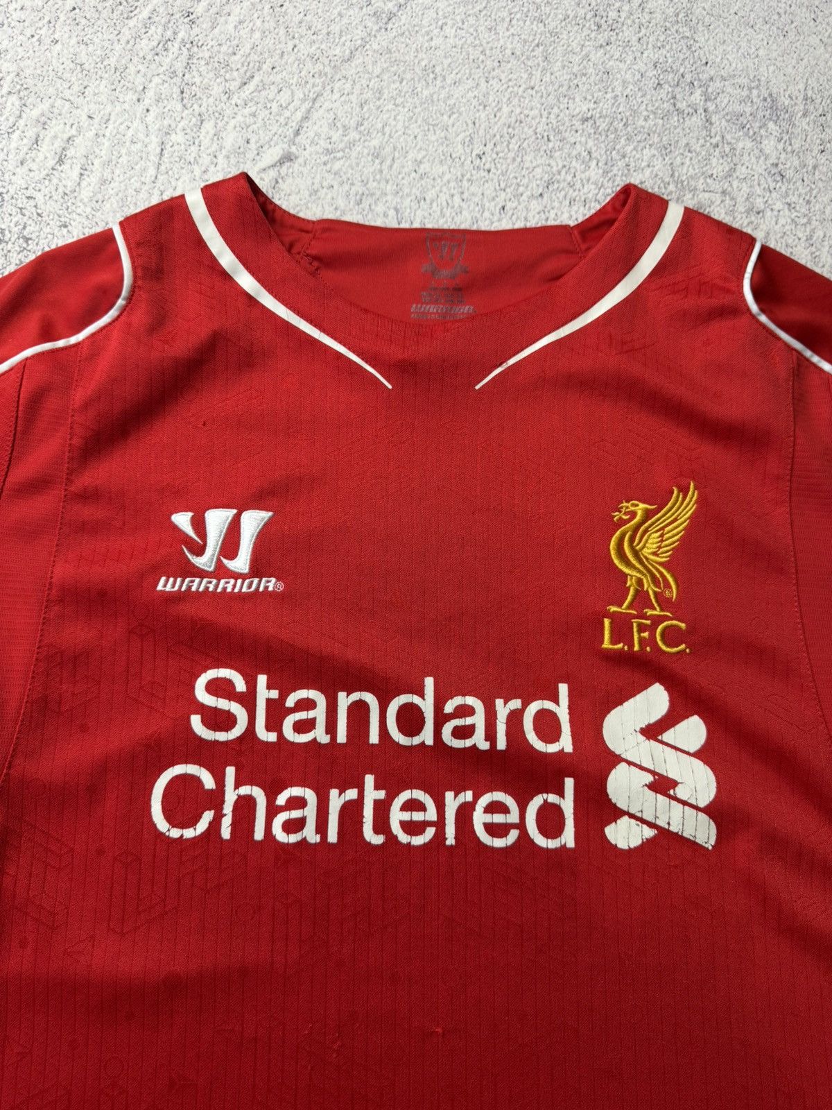 Vintage LIVERPOOL 2014 FOOTBALL SHIRT JERSEY HOME WARRIOR ORIGINAL Size US L / EU 52-54 / 3 - 8 Thumbnail
