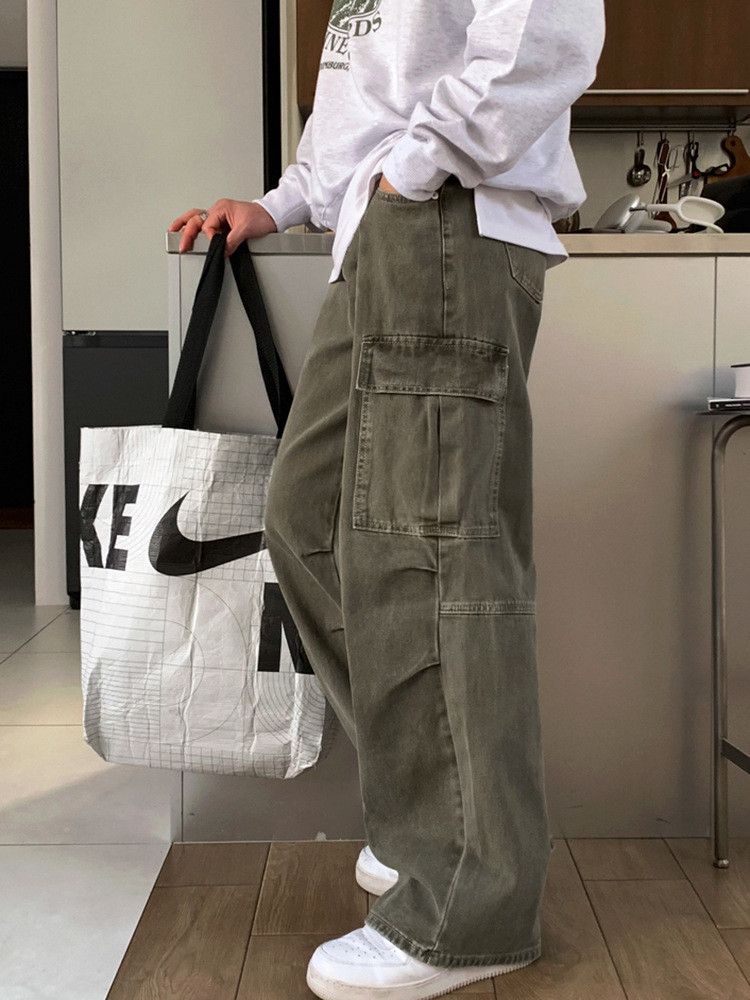 Japanese Brand × Jean Retro loose casual straight leg jeans Size US 32 / EU 48 - 3 Thumbnail