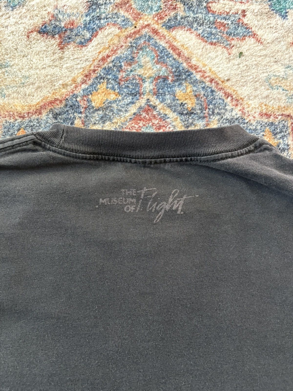 Vintage Vintage P-51 Mustang Fighter Jet Long Sleeve T-shirt Large Size US L / EU 52-54 / 3 - 5 Thumbnail