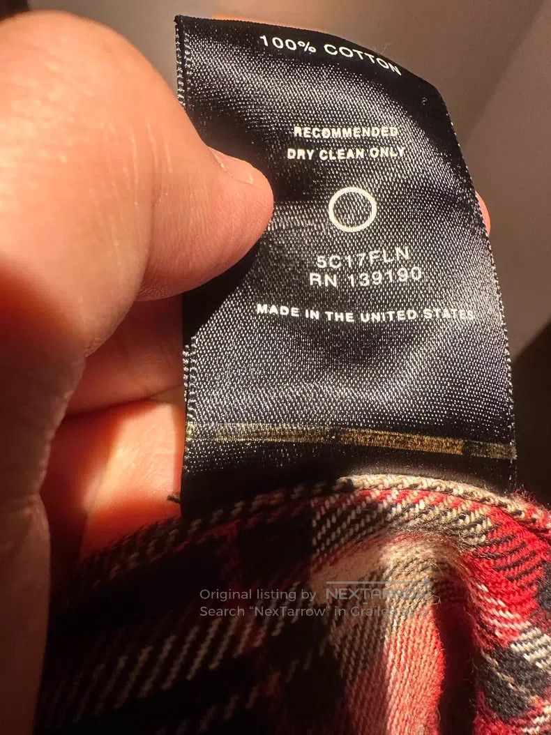 Fear of God Fear of God Season 5 cowboy collar red and black plaid shi Size US S / EU 44-46 / 1 - 4 Thumbnail