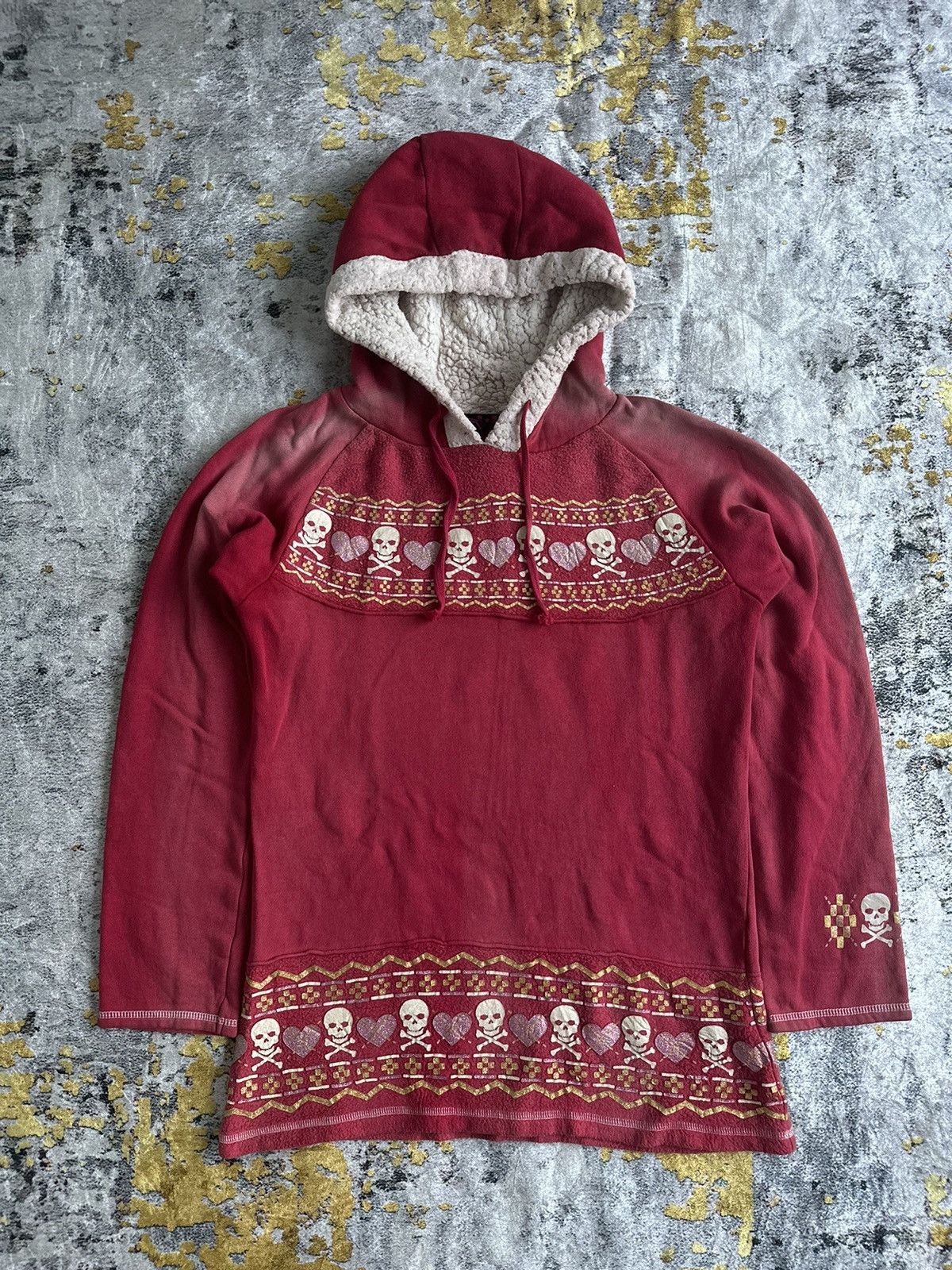 Seditionaries CRAZY TRASHED JAPAN SKULL IN LOVE HOODIE SEDITIONARIES STYLE Size US S / EU 44-46 / 1 - 1 Thumbnail