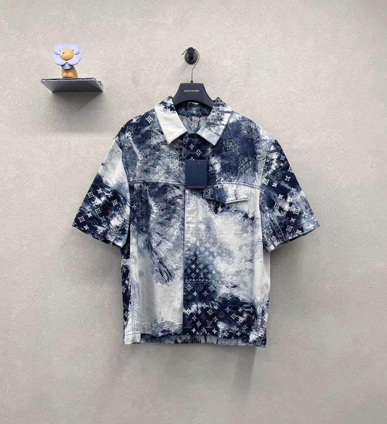 Louis Vuitton Louis Vuitton Tie-Dye Short Sleeve Shirt - dmc Size US L / EU 52-54 / 3 - 1 Thumbnail