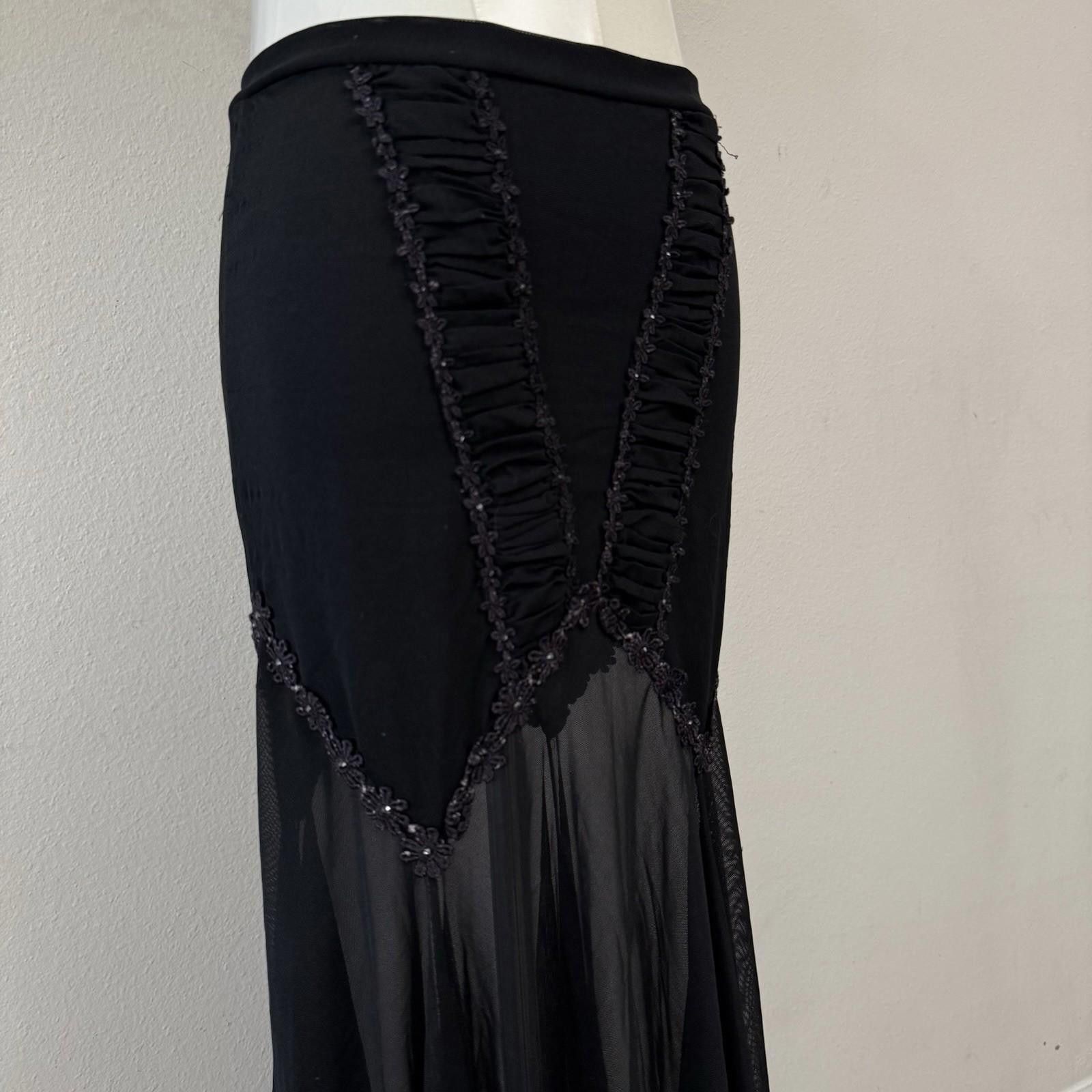 Bacco Bucci Baccio Italy y2k Whimsy Goth Fairy tube top/skirt small Size S / US 4 / IT 40 - 5 Thumbnail