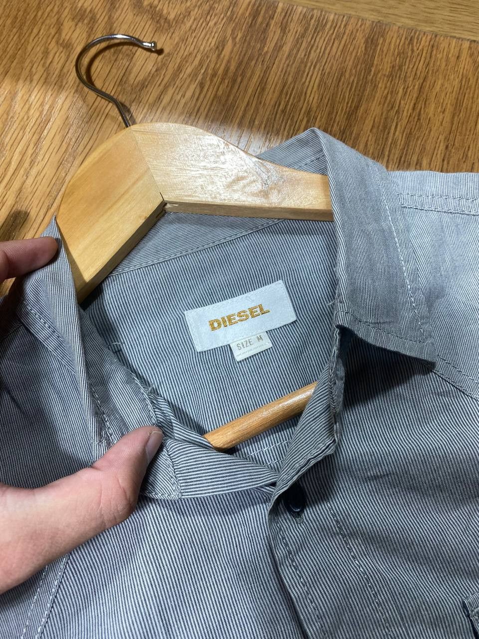 Diesel Diesel Vintage Mens Long Sleeve Shirt Size US M / EU 48-50 / 2 - 2 Thumbnail