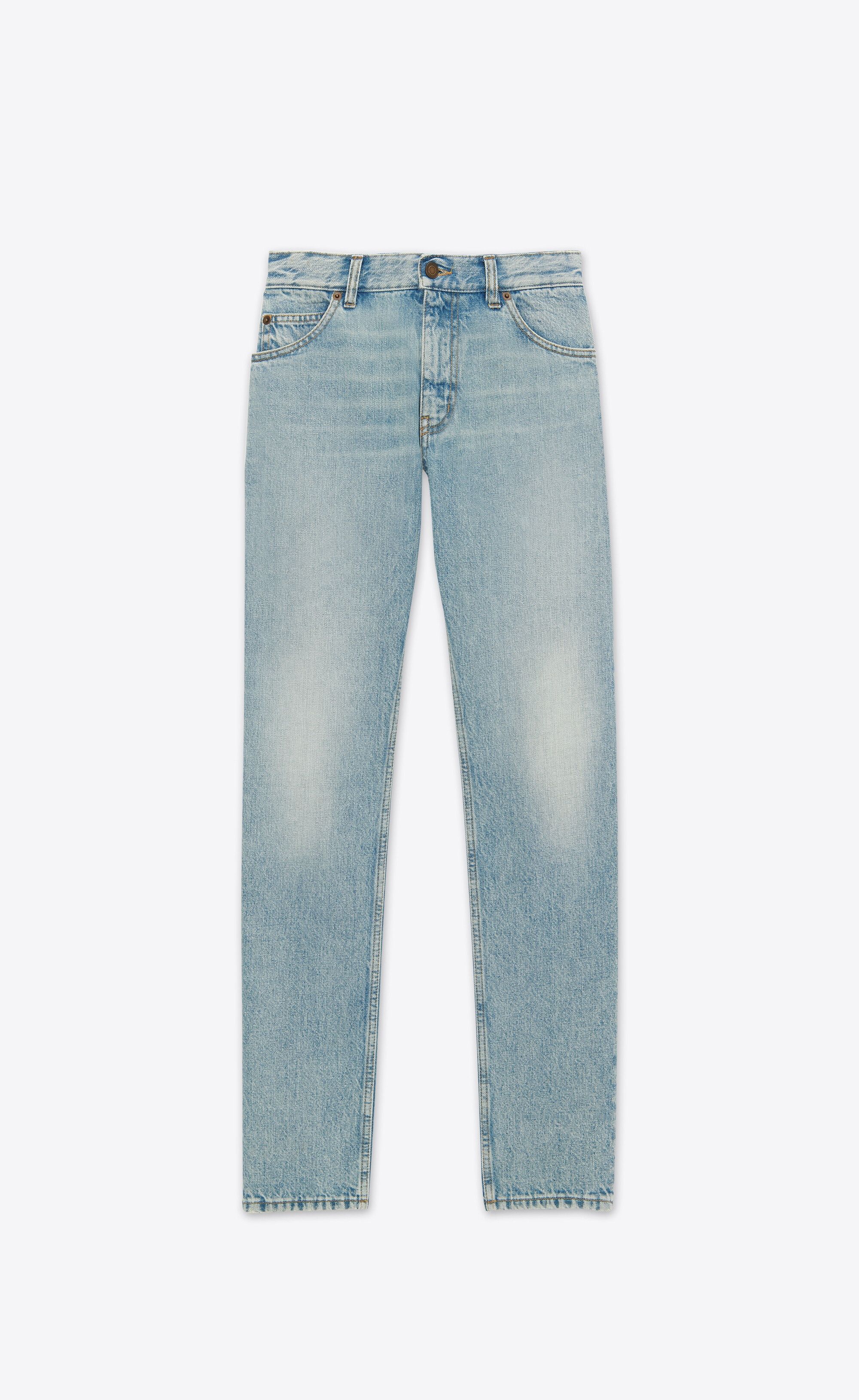 Saint Laurent Paris o1tr1nto0325 750948 Cindy Jeans in Dark Summer Denim Blue Size 27" / US 4 / IT 40 - 1 Thumbnail