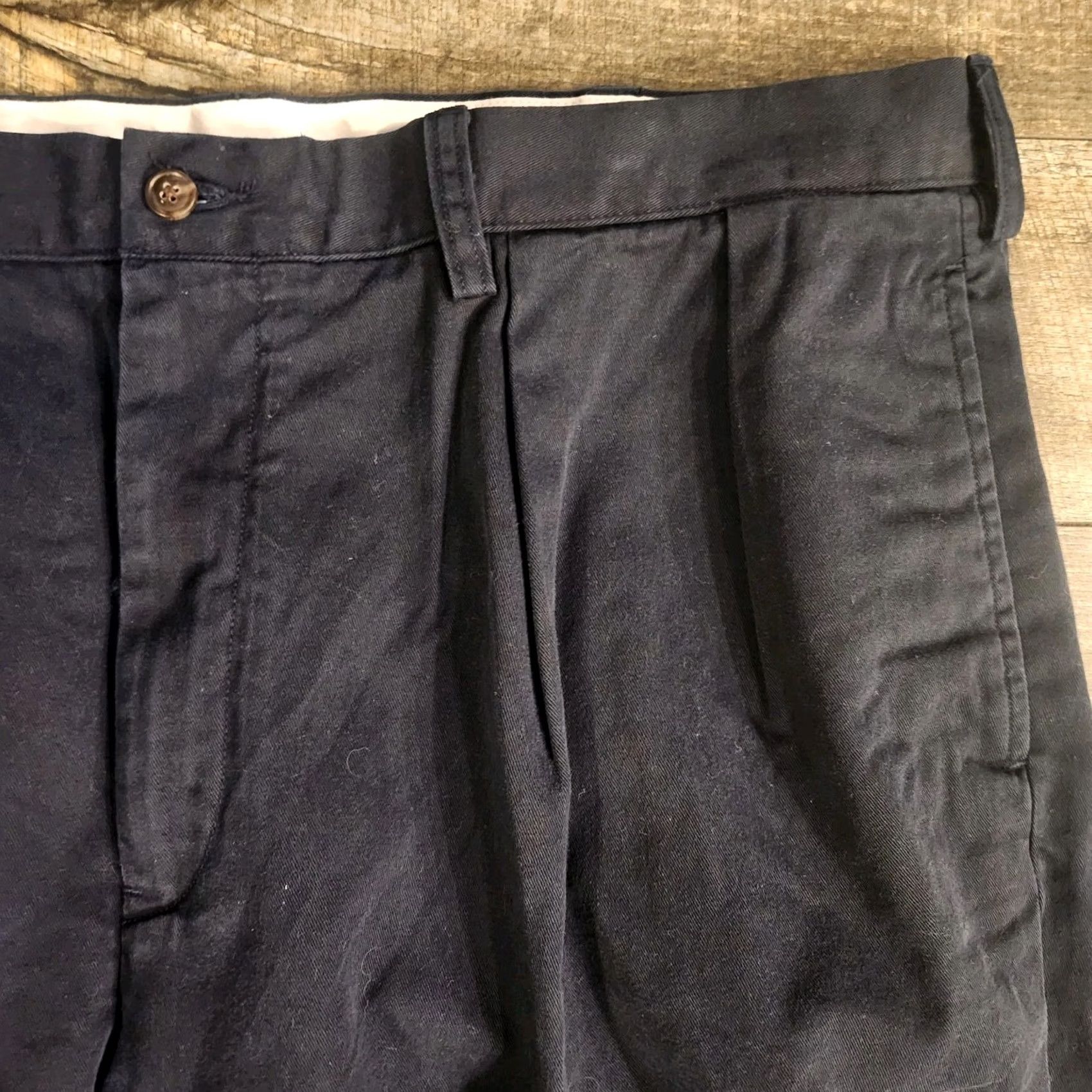 Polo Ralph Lauren Vintage Polo Ralph Lauren Pants 40x30 Navy Classic Pleated Chino New! Mens Size US L / EU 52-54 / 3 - 4 Thumbnail