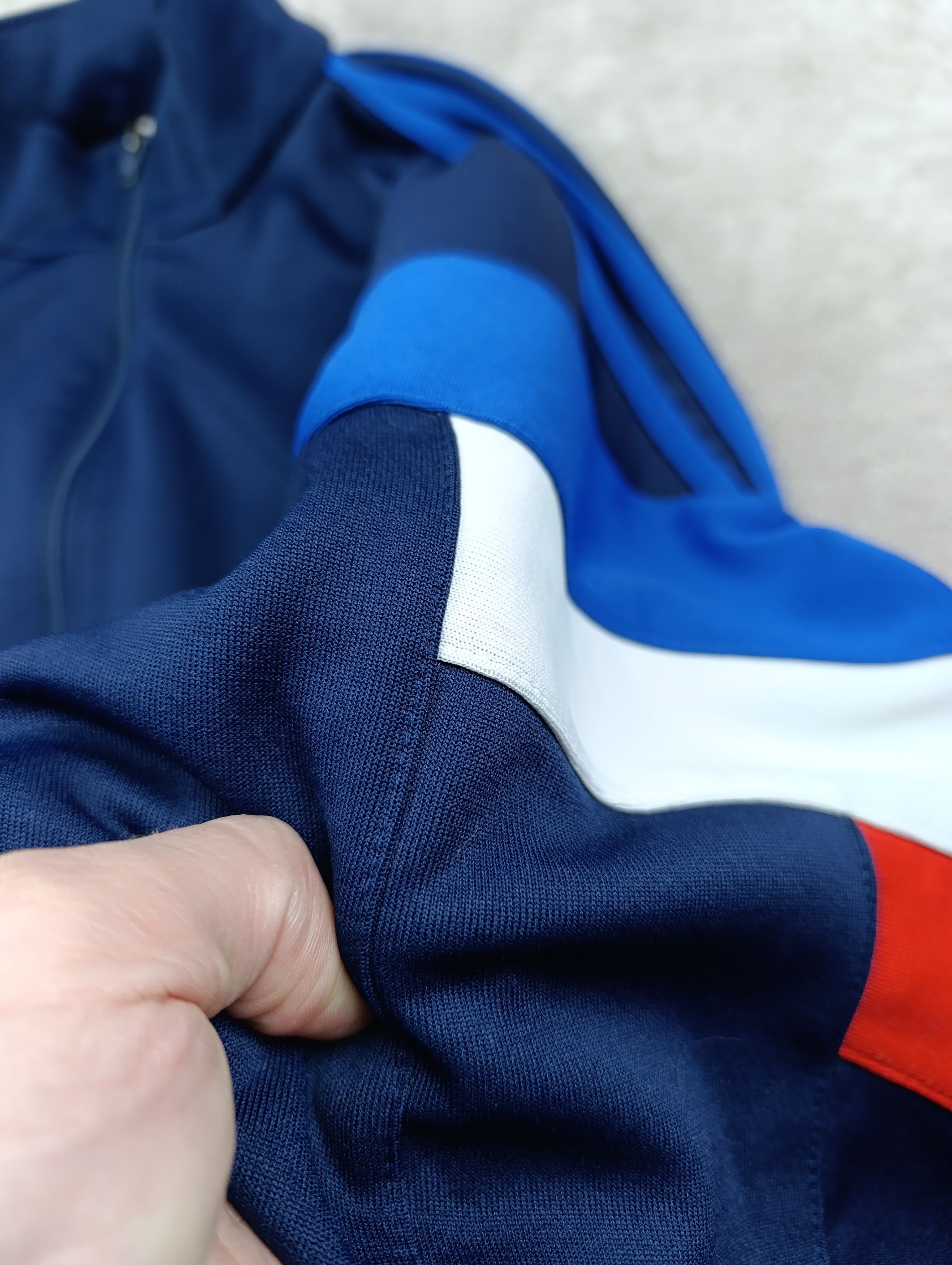 Adidas ADIDAS VINTAGE 90'S BLUE TRACK TOP MENS JACKET Size US XL / EU 56 / 4 - 6 Thumbnail