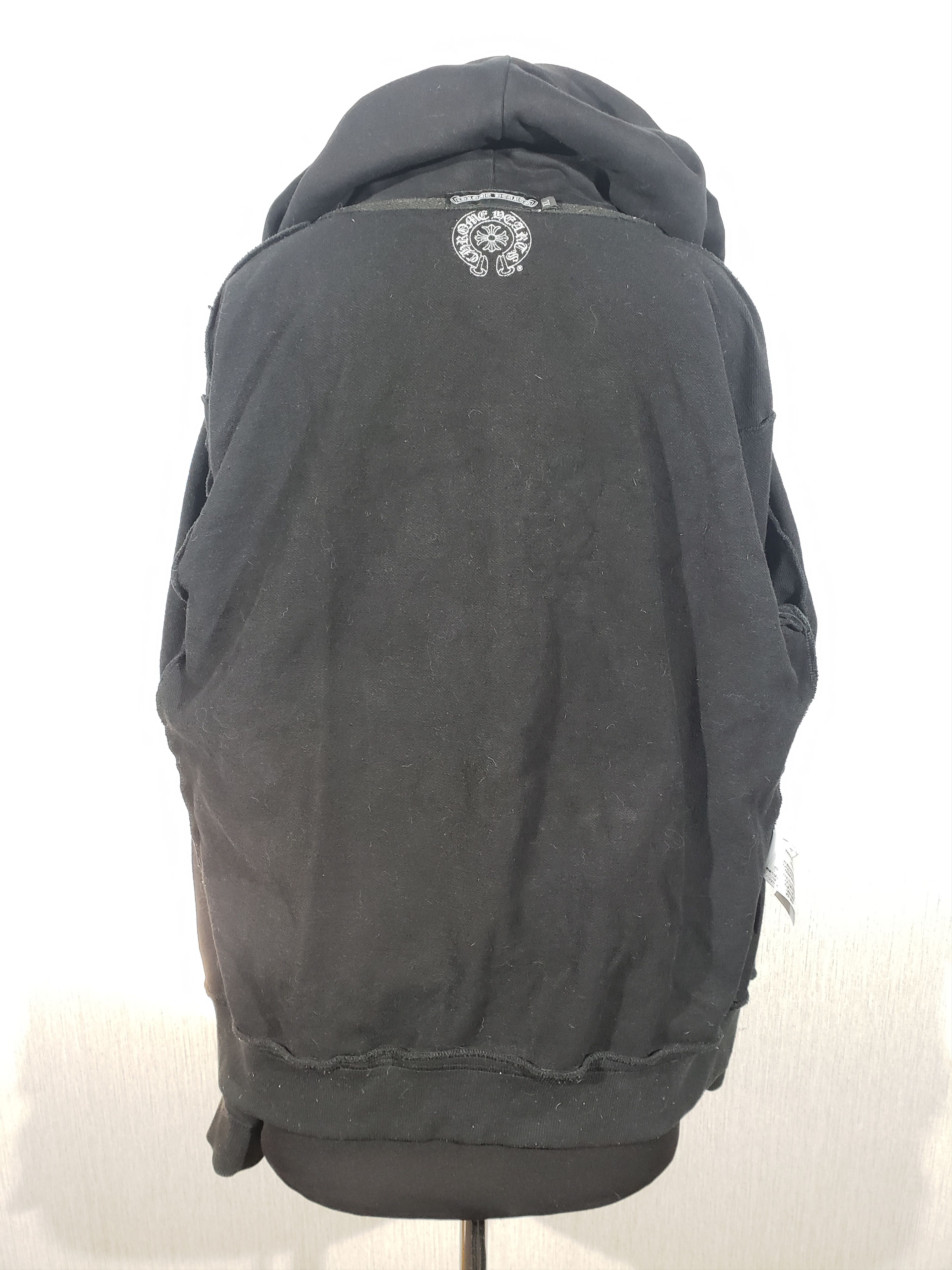 Designer Black warm and comfortable men's hooded jacket. Size US L / EU 52-54 / 3 - 6 Thumbnail