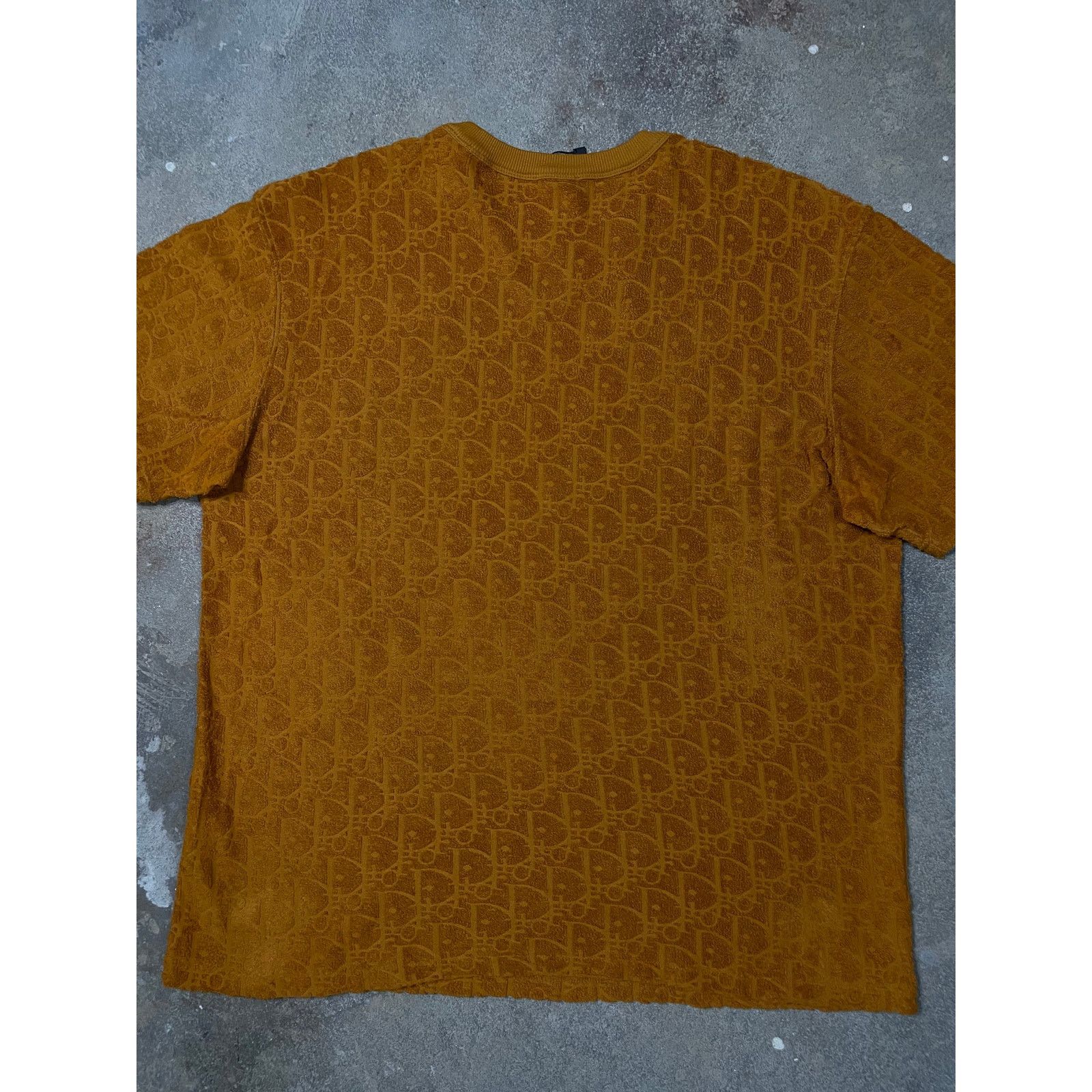Dior Dior Tan Towel Shirt Medium Used Size US M / EU 48-50 / 2 - 2 Thumbnail