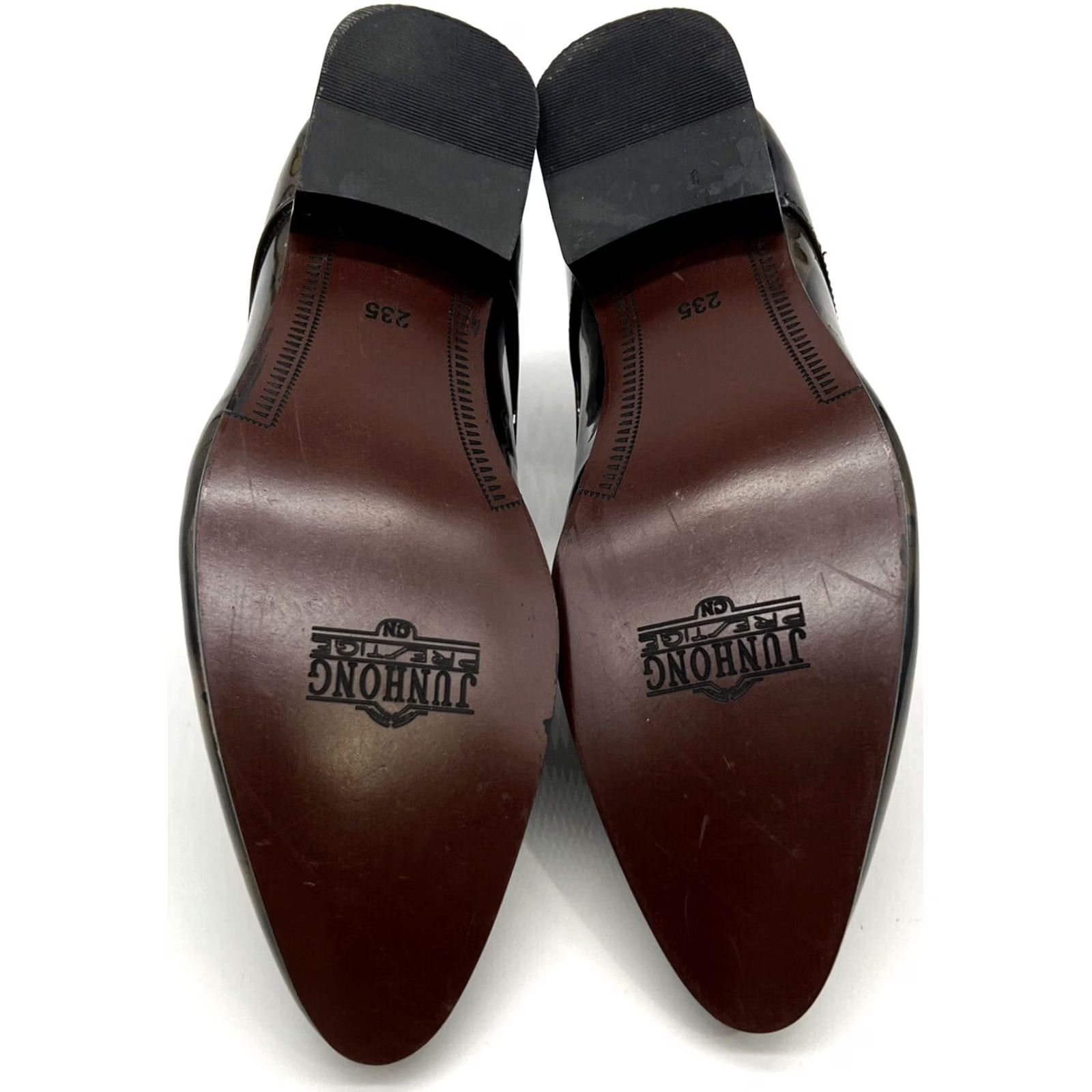 Vintage Prestige Dress Shoes Oxford Office Men 5.5 7 Copper Black Vintage No ComfortSynthetic Upper Acrylic Insole Synthetic China Size M / US 6-8 / IT 42-44 - 5 Thumbnail