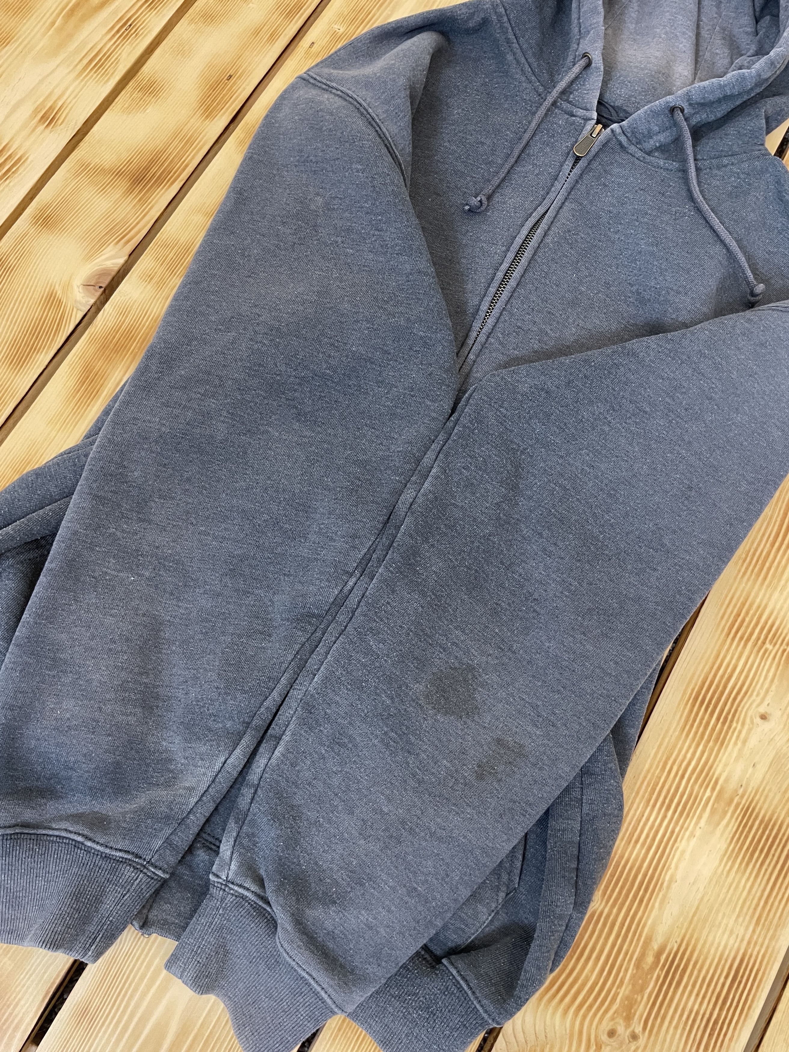 Carhartt Carhartt Zip Hoodie Blank Faded Distressed Thrashed Size US M / EU 48-50 / 2 - 8 Thumbnail