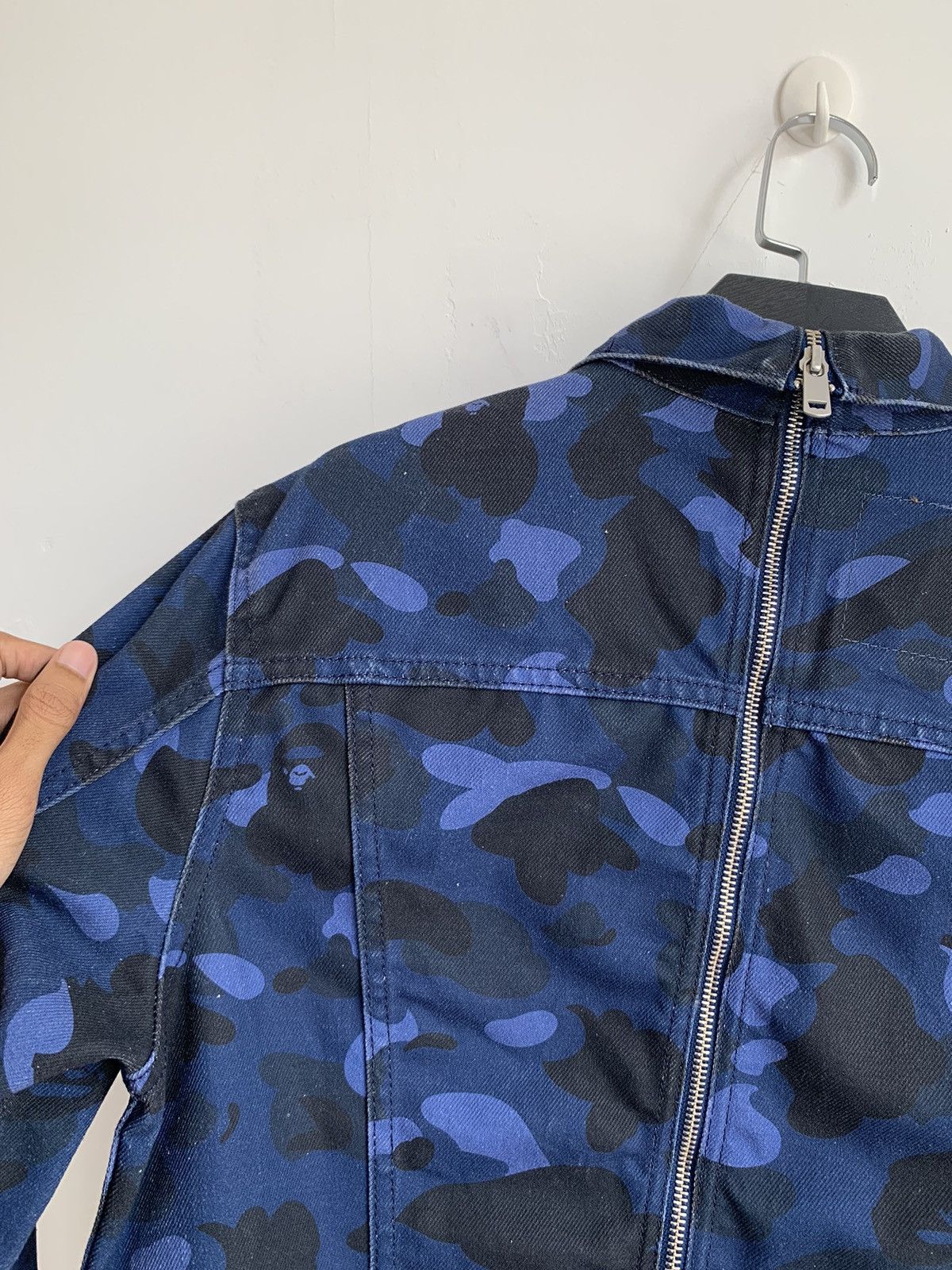 Bape Levis x Bape Blue Camo Trucker Jacket Size US XS / EU 42 / 0 - 21 Thumbnail