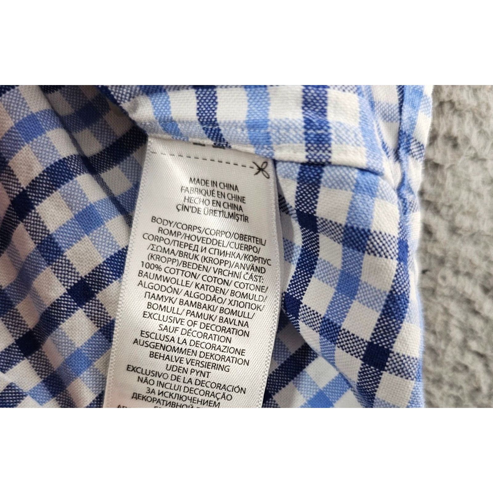 Ralph Lauren Ralph Lauren Shirt Mens Large Classic Fit Blue White Check Cotton Twill Pony Button-Up Navy/Blue Classic Preppy Size US L / EU 52-54 / 3 - 6 Thumbnail