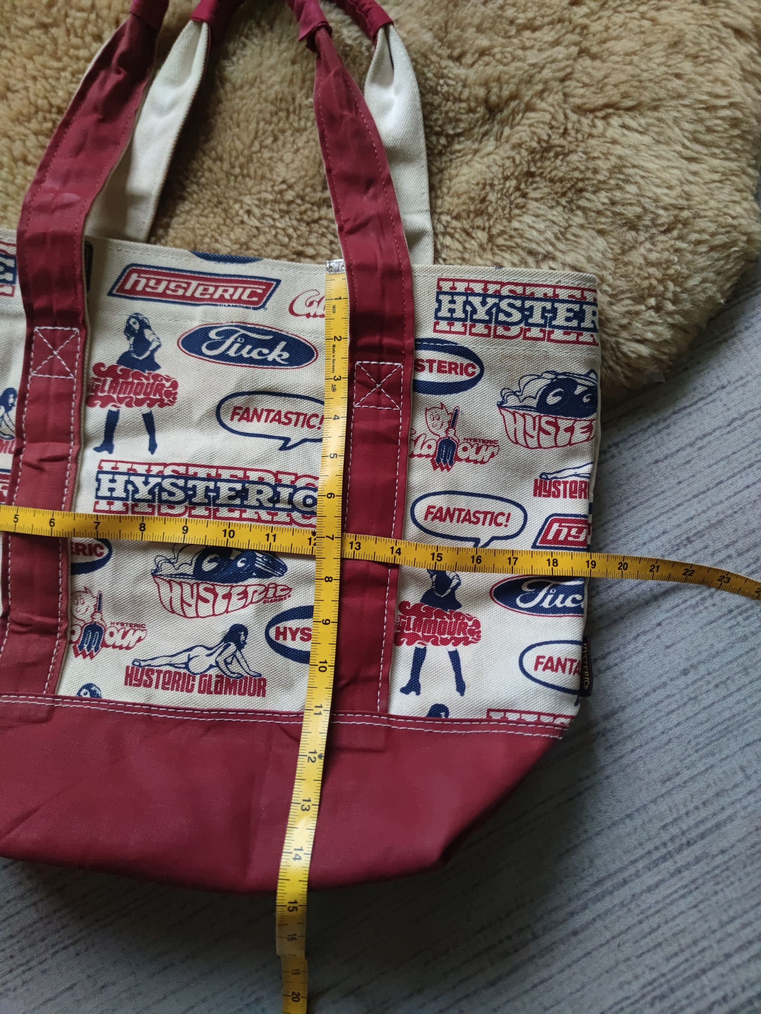 Hysteric Glamour Vintage HYSTERIC GLAMOUR Canvas Tote Bag Size ONE SIZE - 4 Thumbnail