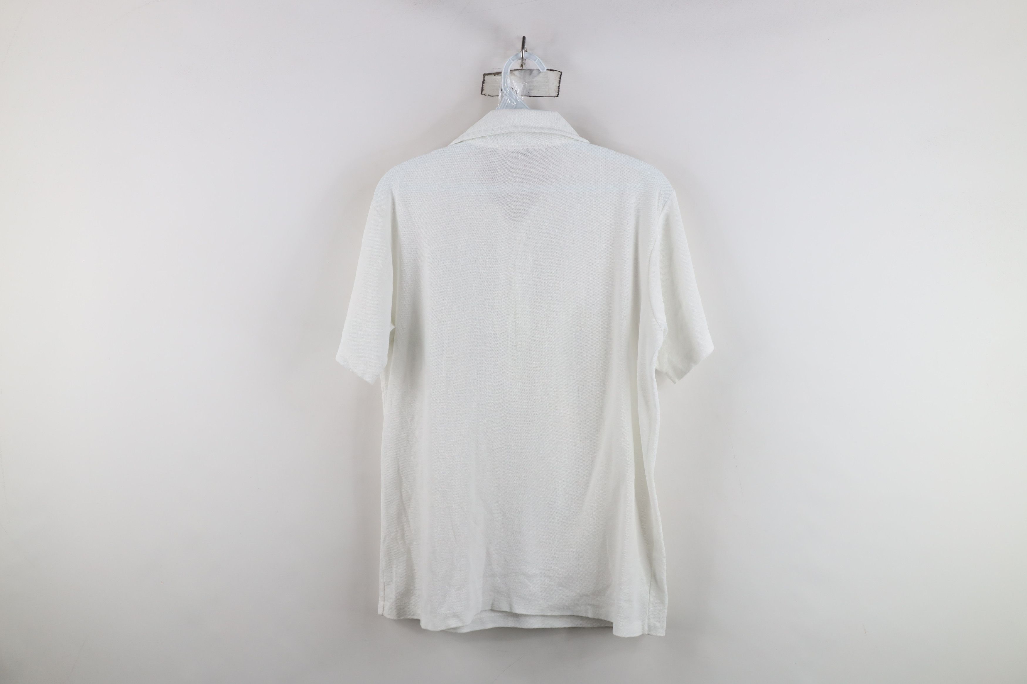 Vintage Vintage 70s Streetwear Collared Golf Polo Shirt White Size US M / EU 48-50 / 2 - 10 Thumbnail