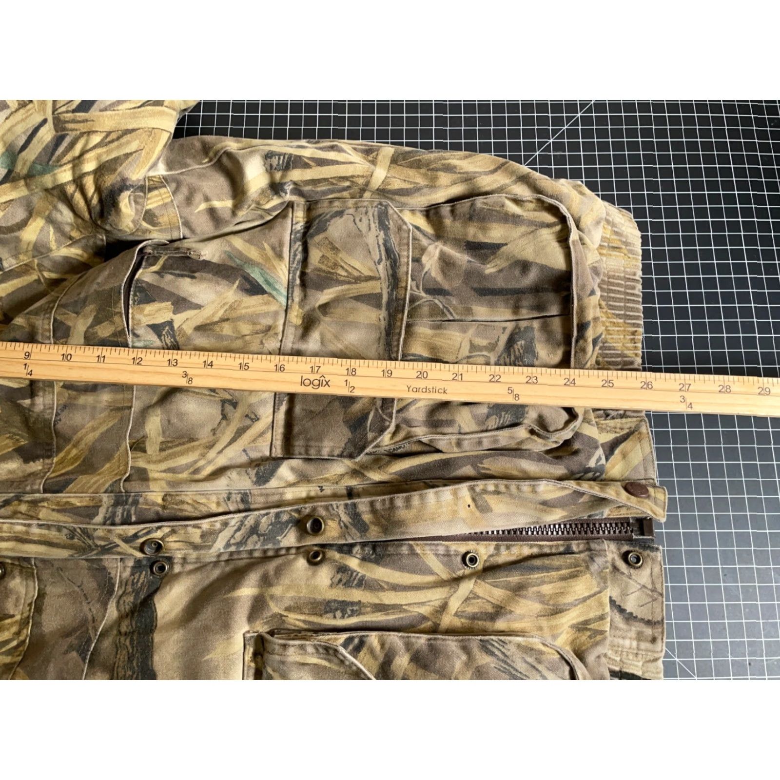 Vintage VINTAGE Cabela's Camouflage Jacket Men Large Wetlands Bomber Zip Full Insulated Pockets Fall Winter Spring Camouflage 90s Outdoor Mens Size US L / EU 52-54 / 3 - 6 Thumbnail