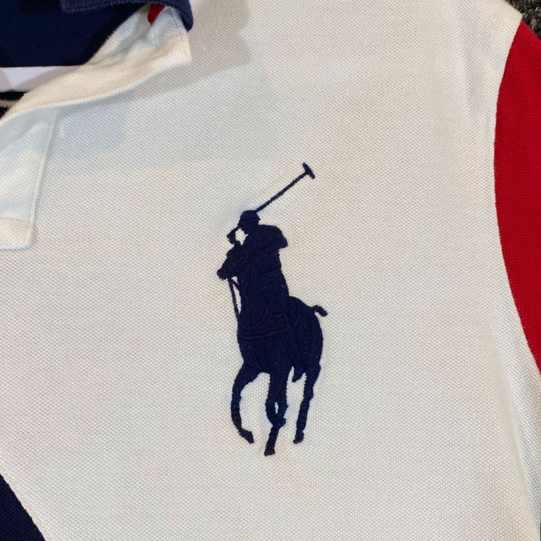 Polo Ralph Lauren Polo Ralph Lauren Shirt Mens Large Slim Fit Red White Blue #3 Embroidered S/S Size US L / EU 52-54 / 3 - 3 Thumbnail