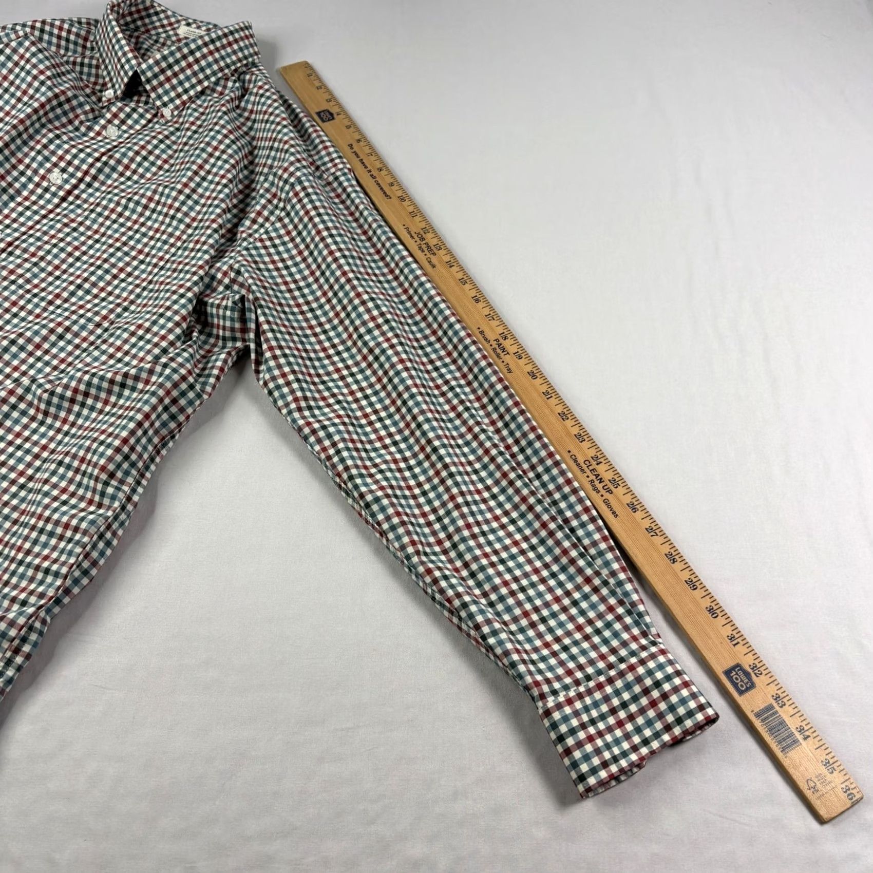 Vintage Onward Reserve Shirt Mens 2XL Plaid Button-Up Stretch Nylon Casual Size US XXL / EU 58 / 5 - 7 Thumbnail