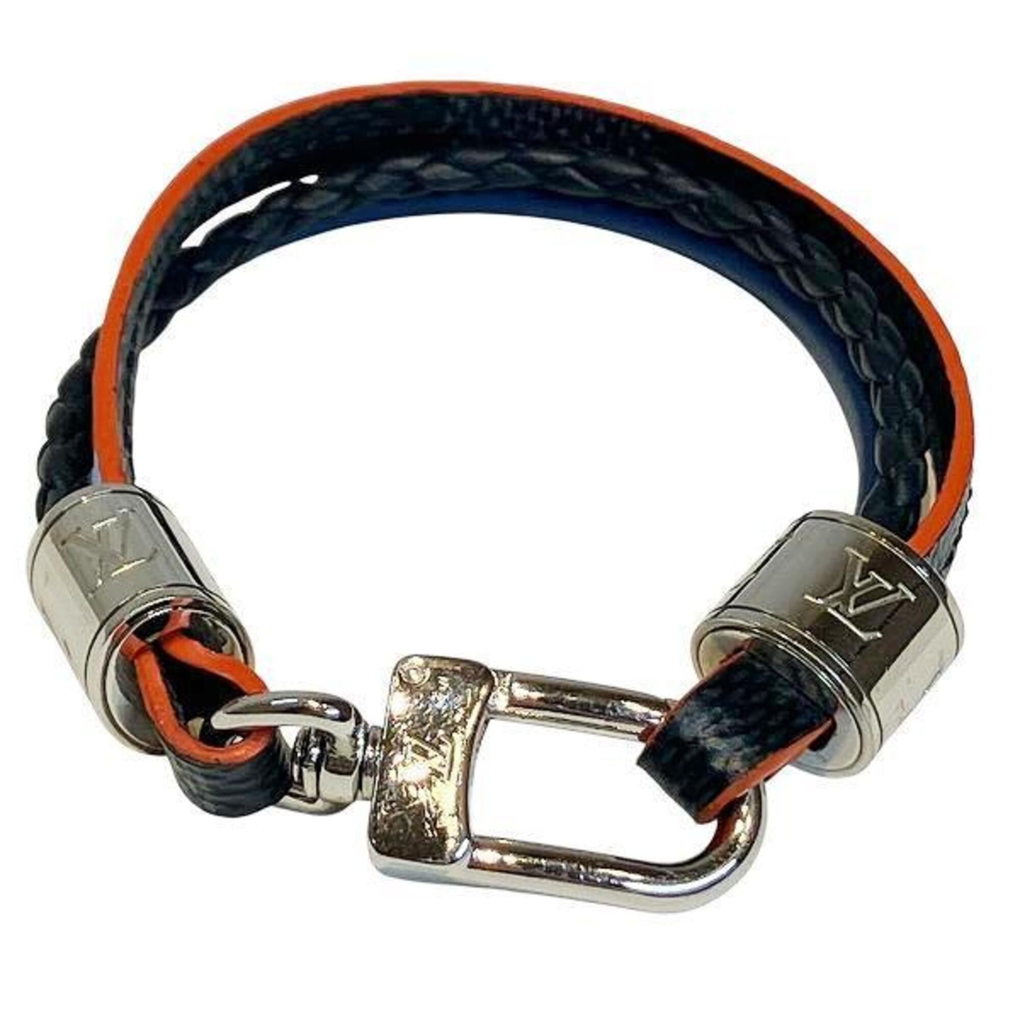 Louis Vuitton Louis Vuitton Damier Graphite Bracelet LV Trabre M6423E - Brand Accessories for Men and Women Size ONE SIZE - 1 Thumbnail