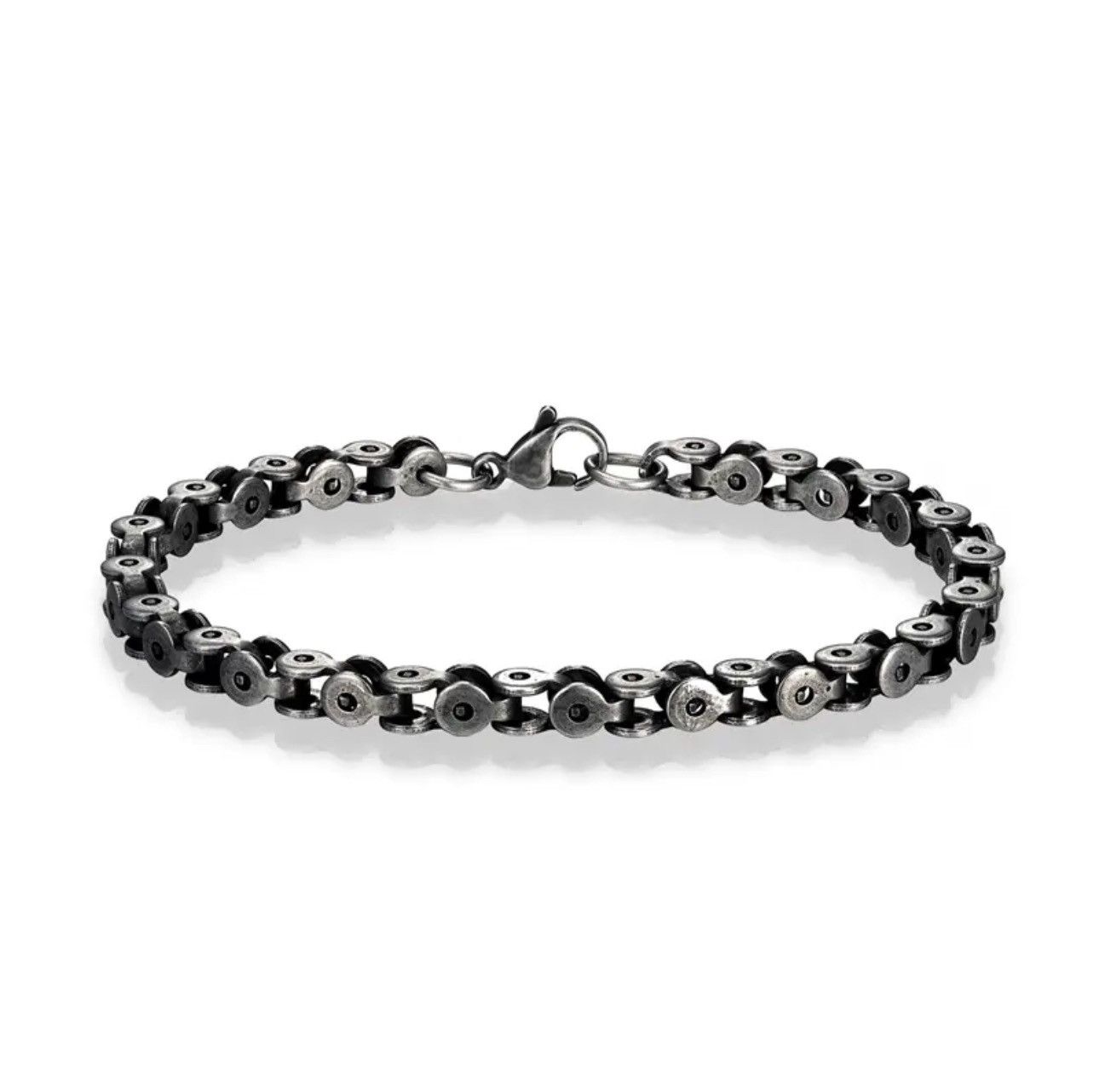 Vintage 23 cm Byzantine Curb Cuban Link Chain Bracelets Size ONE SIZE - 2 Thumbnail