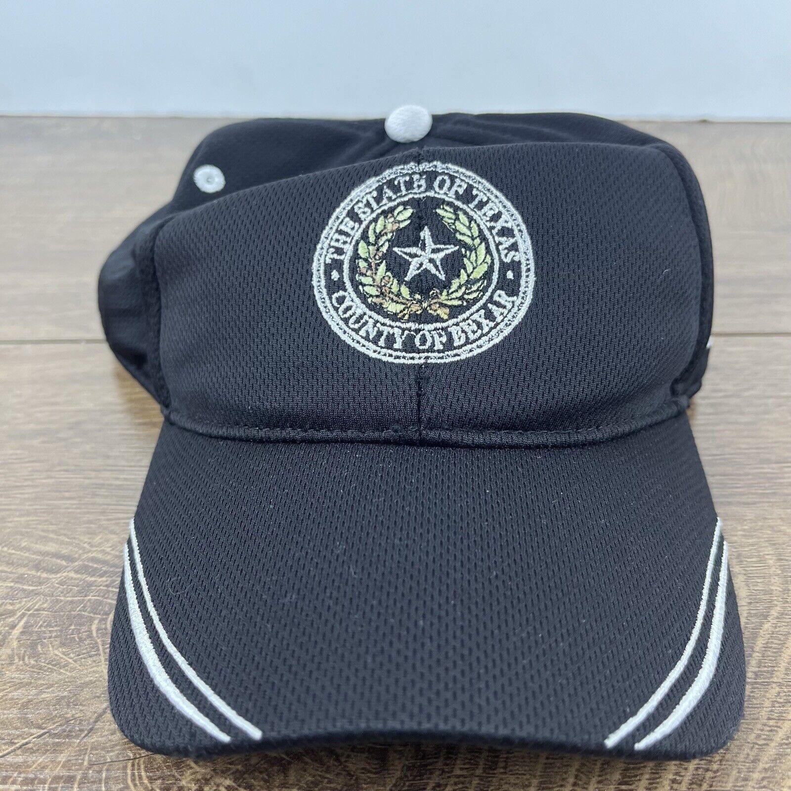 Other The State of Texas County Bexar Hat Black Cap Adjustable Hat Size ONE SIZE - 2 Thumbnail