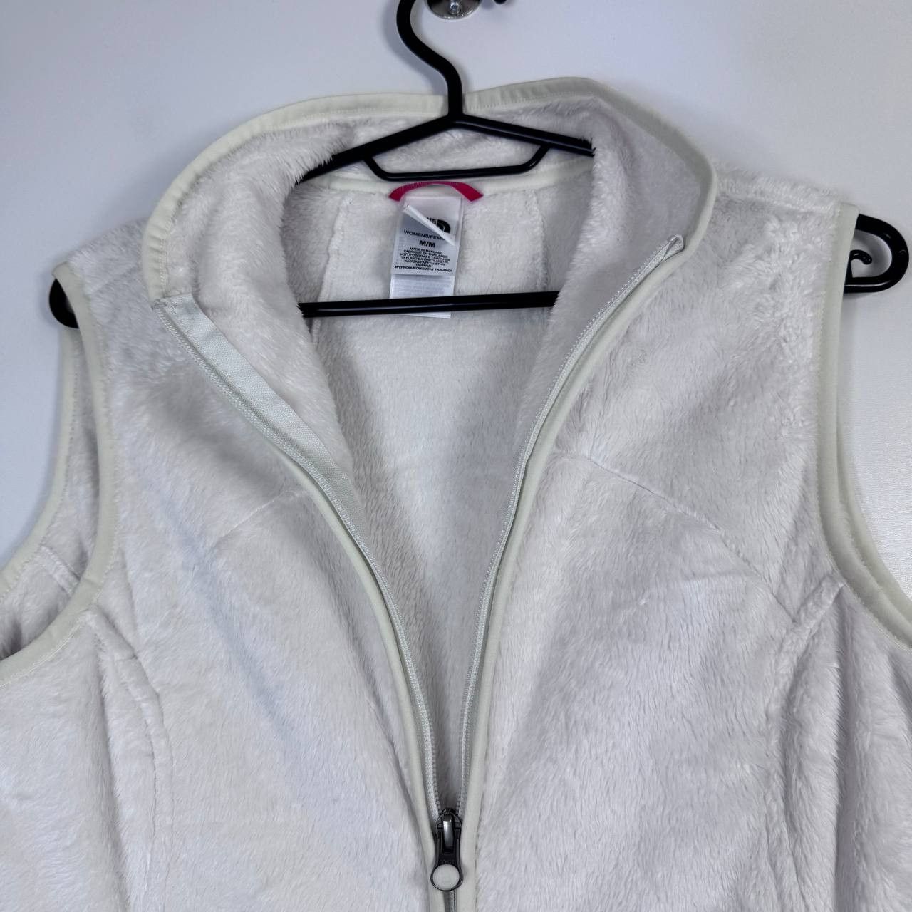 Thames The North Face Fleece Vest White Full Zip Sleeveless WomensM Size M / US 6-8 / IT 42-44 - 3 Thumbnail